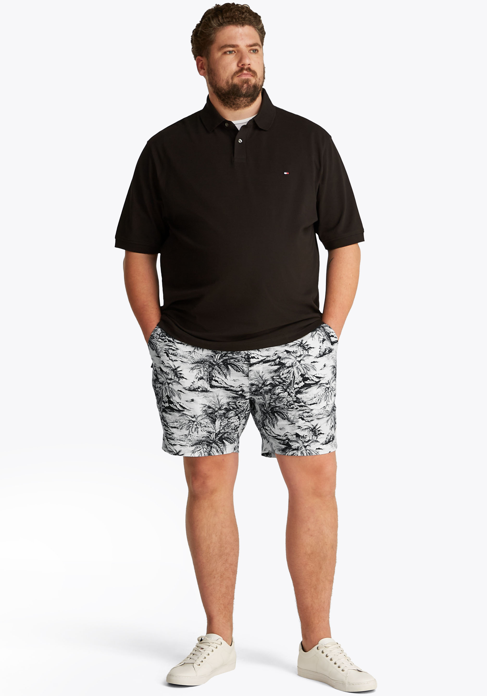 Thumbnail - Tommy Hilfiger Big & Tall Chinoshorts "BT-BROOKLYN 7 INCH PRT SHORT-B" Große Größen, mit Allover-Druck