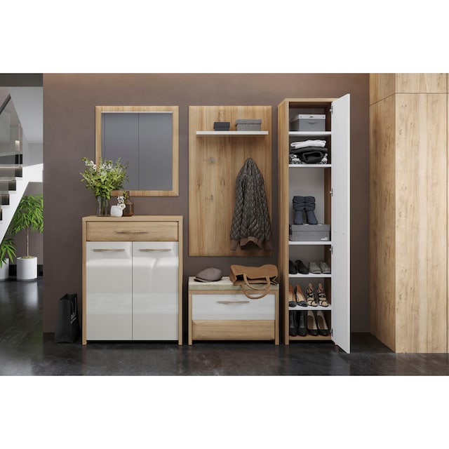 Home affaire Garderobenschrank »Gala«, hochwertig UV lackiert, Soft-Close- Funktion kaufen | BAUR