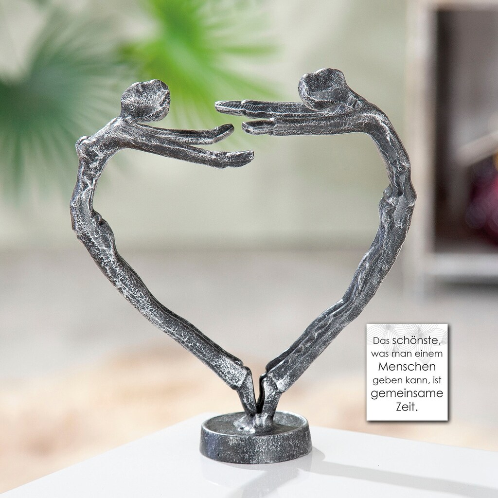 Casablanca by Gilde Dekofigur »Design Skulptur In Love, silber«