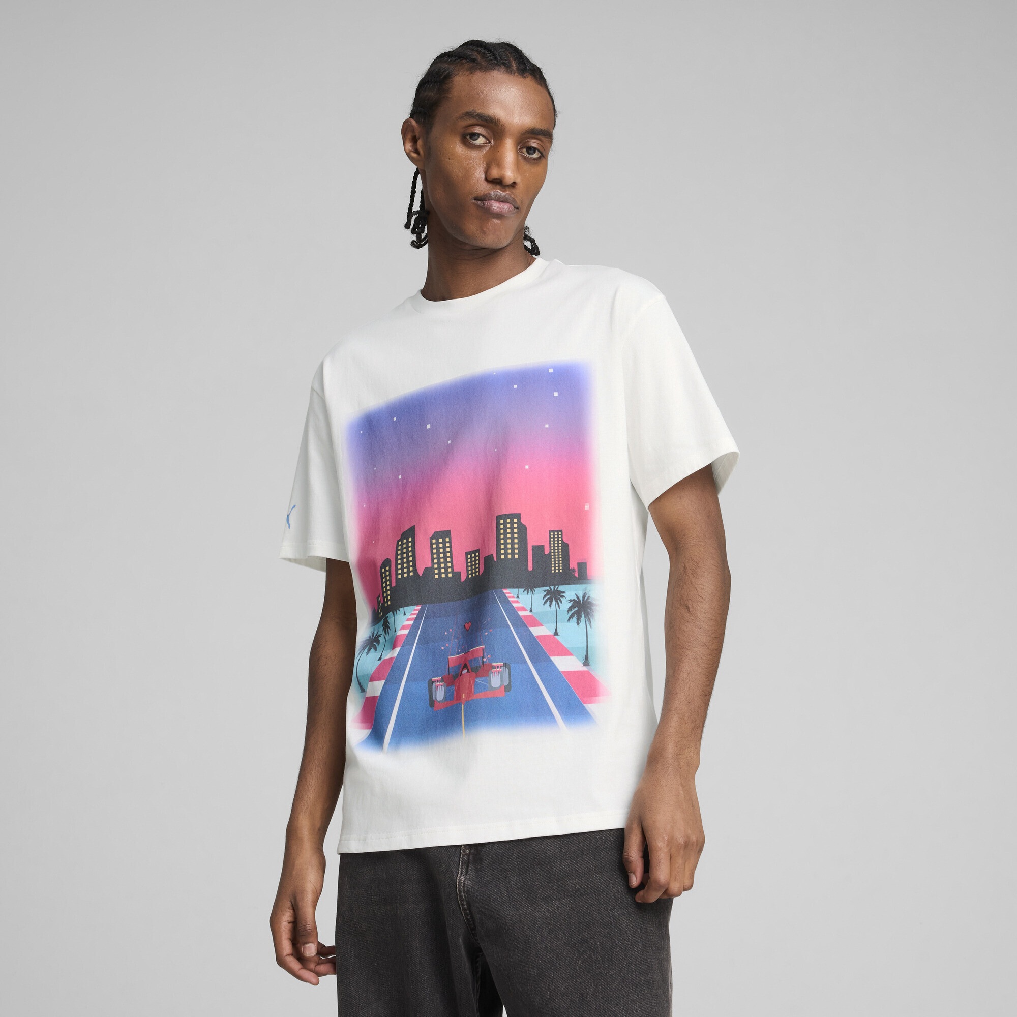 PUMA T-Shirt »Scuderia Ferrari Miami Graphic T-Shirt Herren«