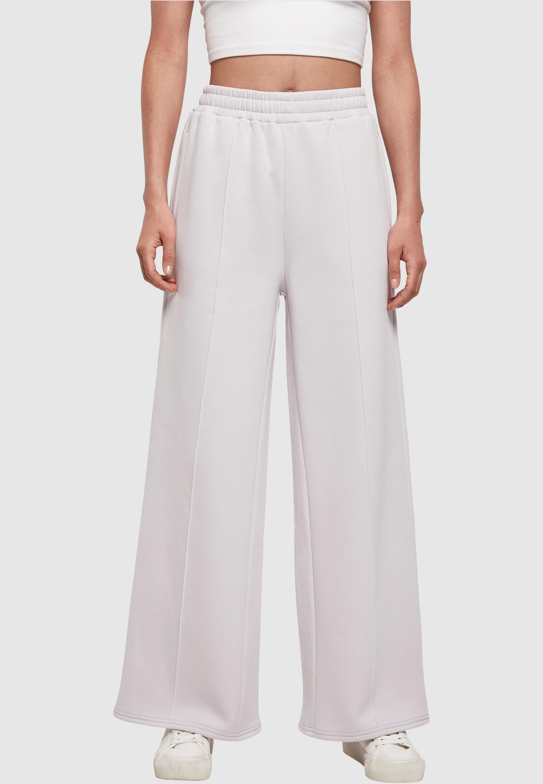URBAN CLASSICS Stoffhose »Urban Classics Damen Ladies Straight Pin Tuck Sweat Pants«, (1 tlg.)