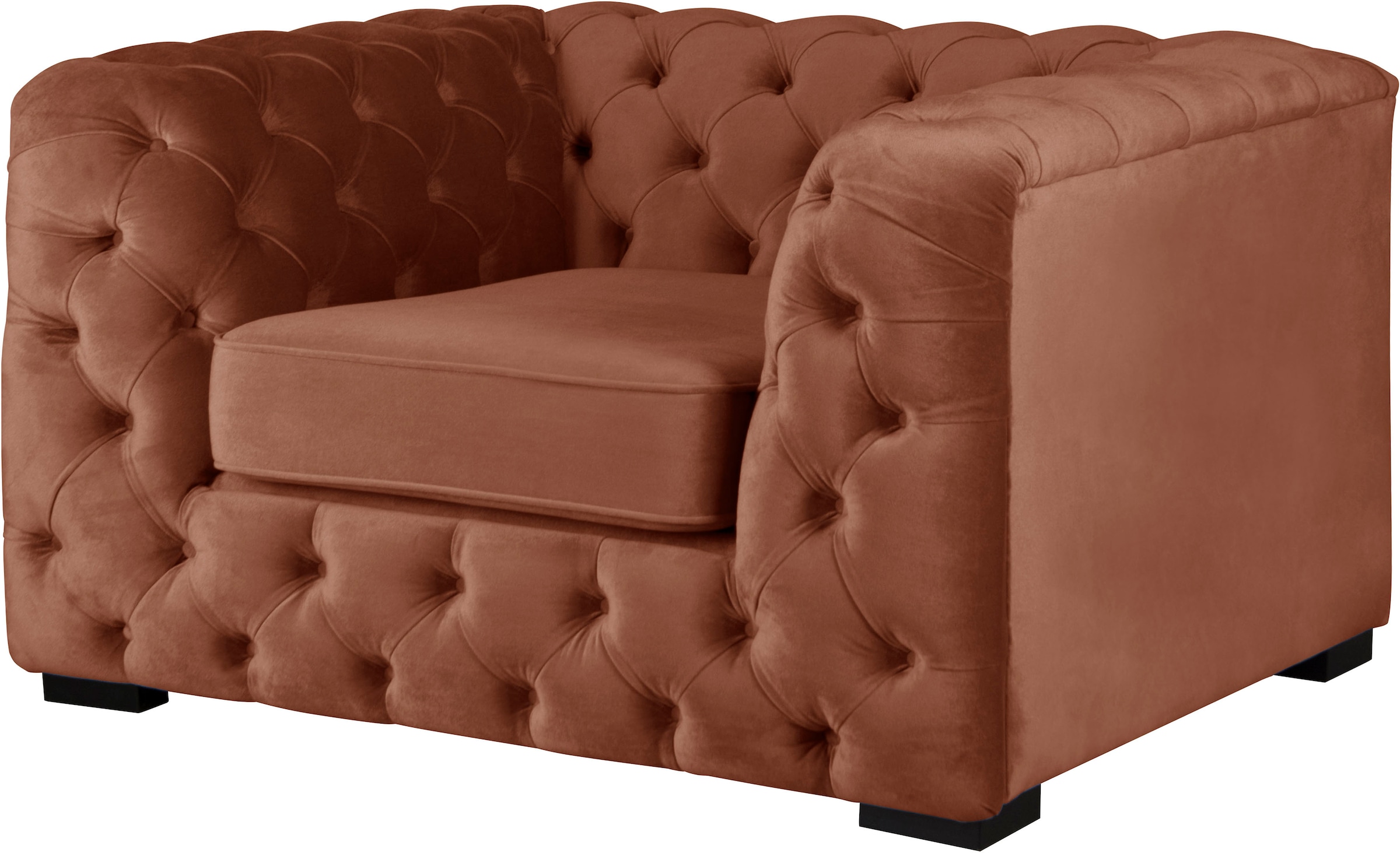 Guido Maria Kretschmer Home&Living Chesterfield-Sessel »Kalina Sessel«, mit klassischer Chesterfield-Knopfheftung, sehr hochwertige Qualität