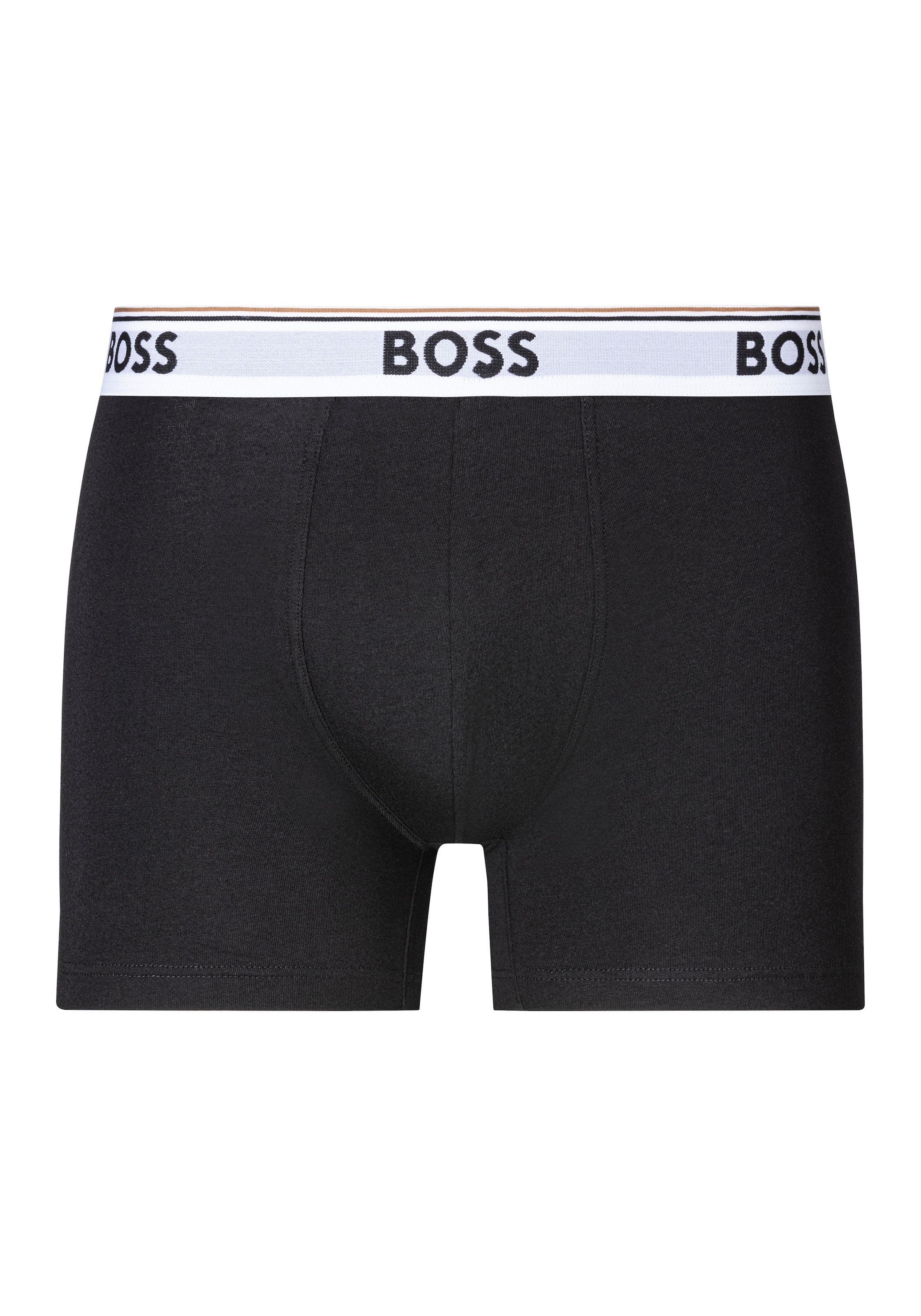 BOSS Boxershorts "BoxerBr 3P Pow", (3), mit angesetztem Bund günstig online kaufen