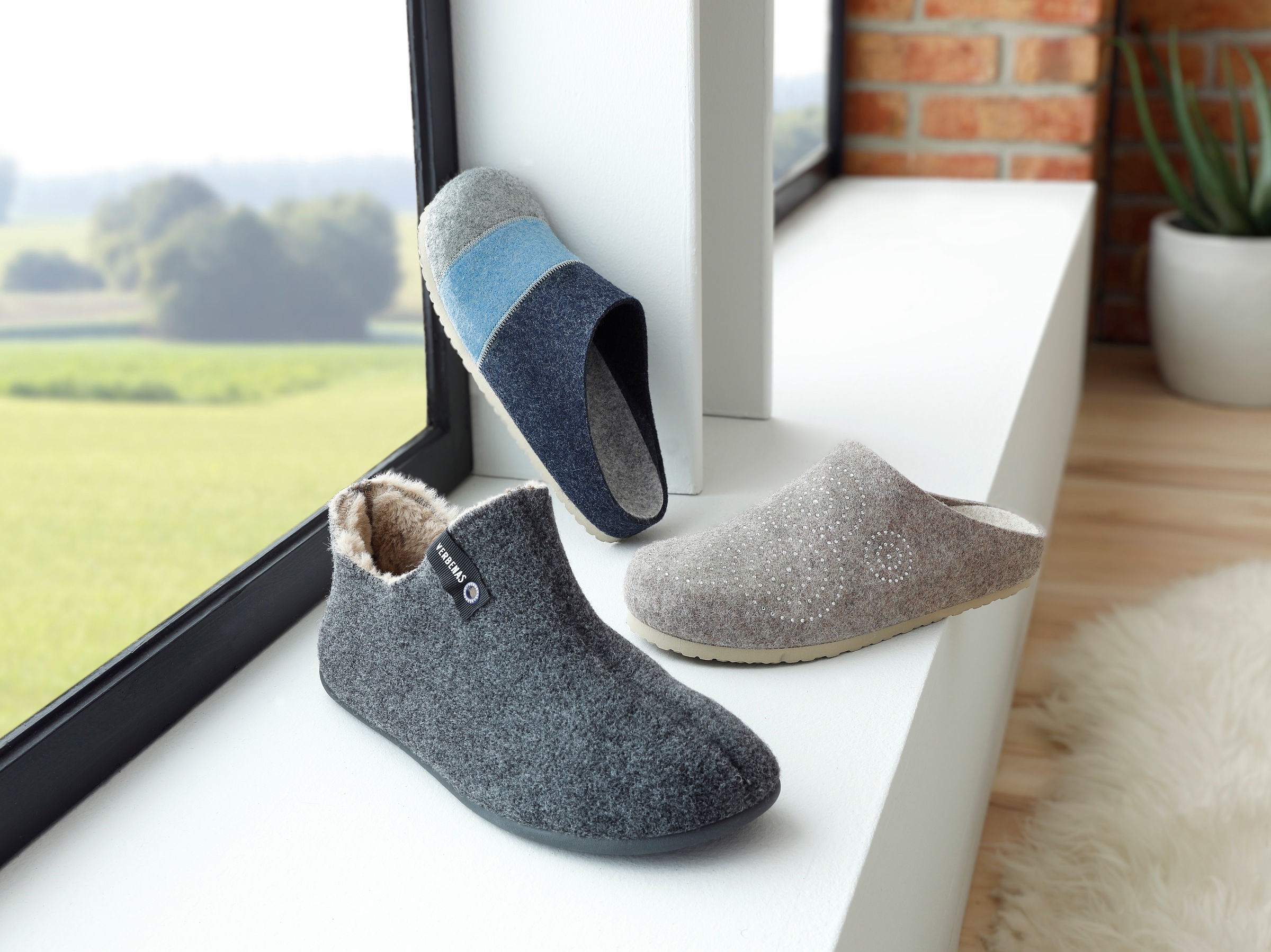 VERBENAS Hausschuh "Edward", Hüttenschuh, Homeslipper zum Schlupfen günstig online kaufen