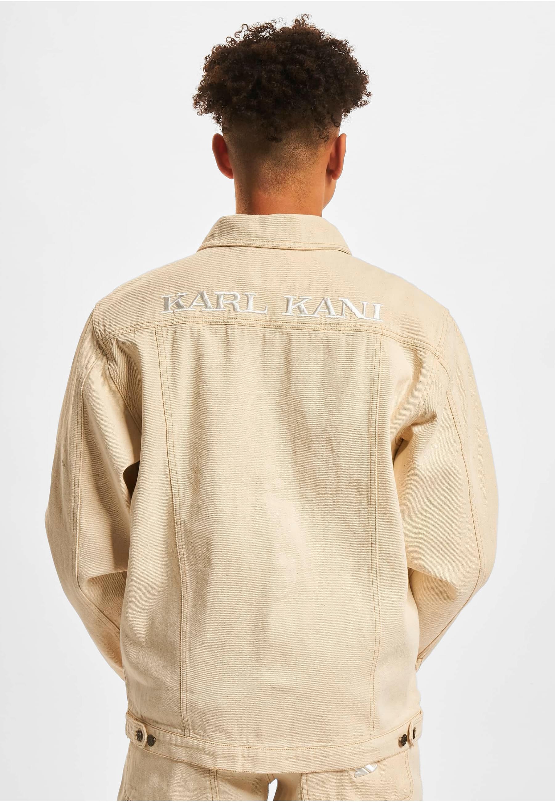 Karl Kani Jeansjacke »Karl Kani Herren KU221-015-1 KK OG Ecru Jacket«, (1 St.), ohne Kapuze