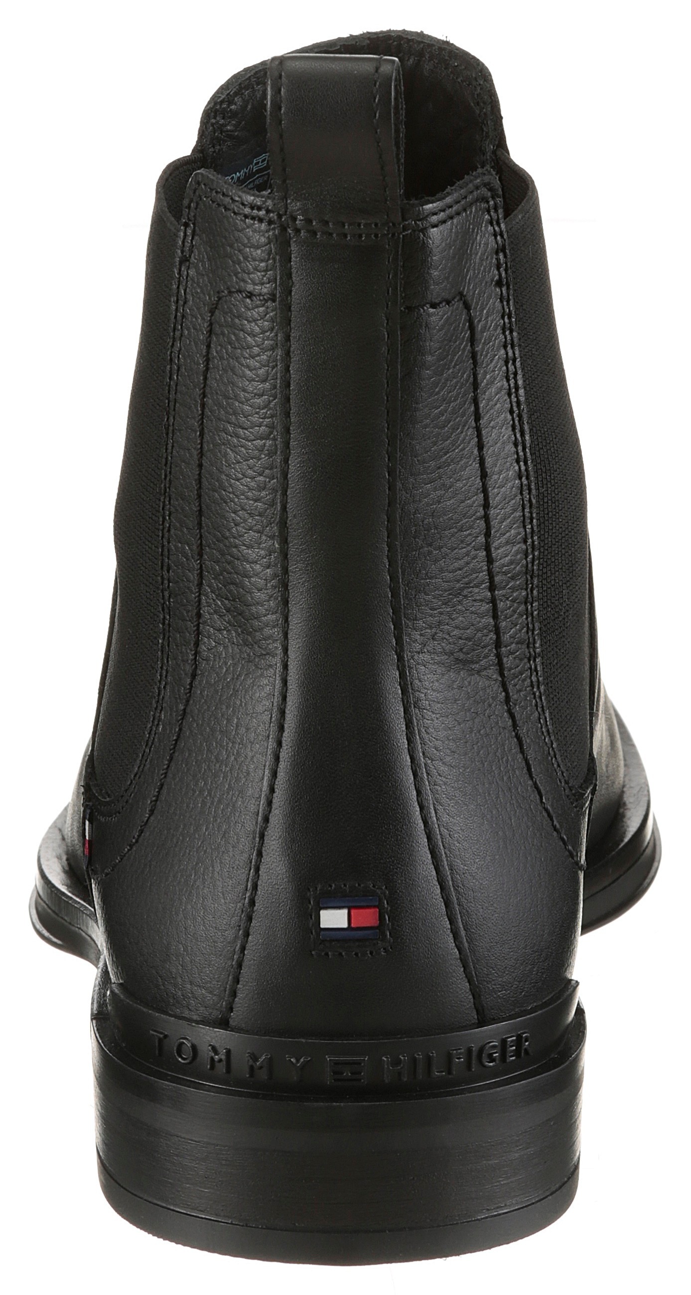 Tommy Hilfiger Chelseaboots »CORPORATE HILFIGER LTH CHESLEA«  , Stiefelette, Businessschhuh mit Stretcheinsatz