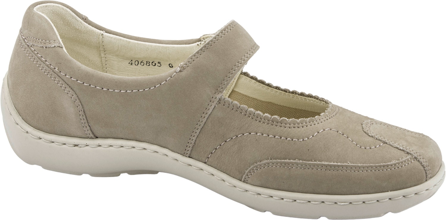 Waldläufer Riemchenballerina "HENNI" Slipper, Bequemschuh, Klettschuh in ko günstig online kaufen