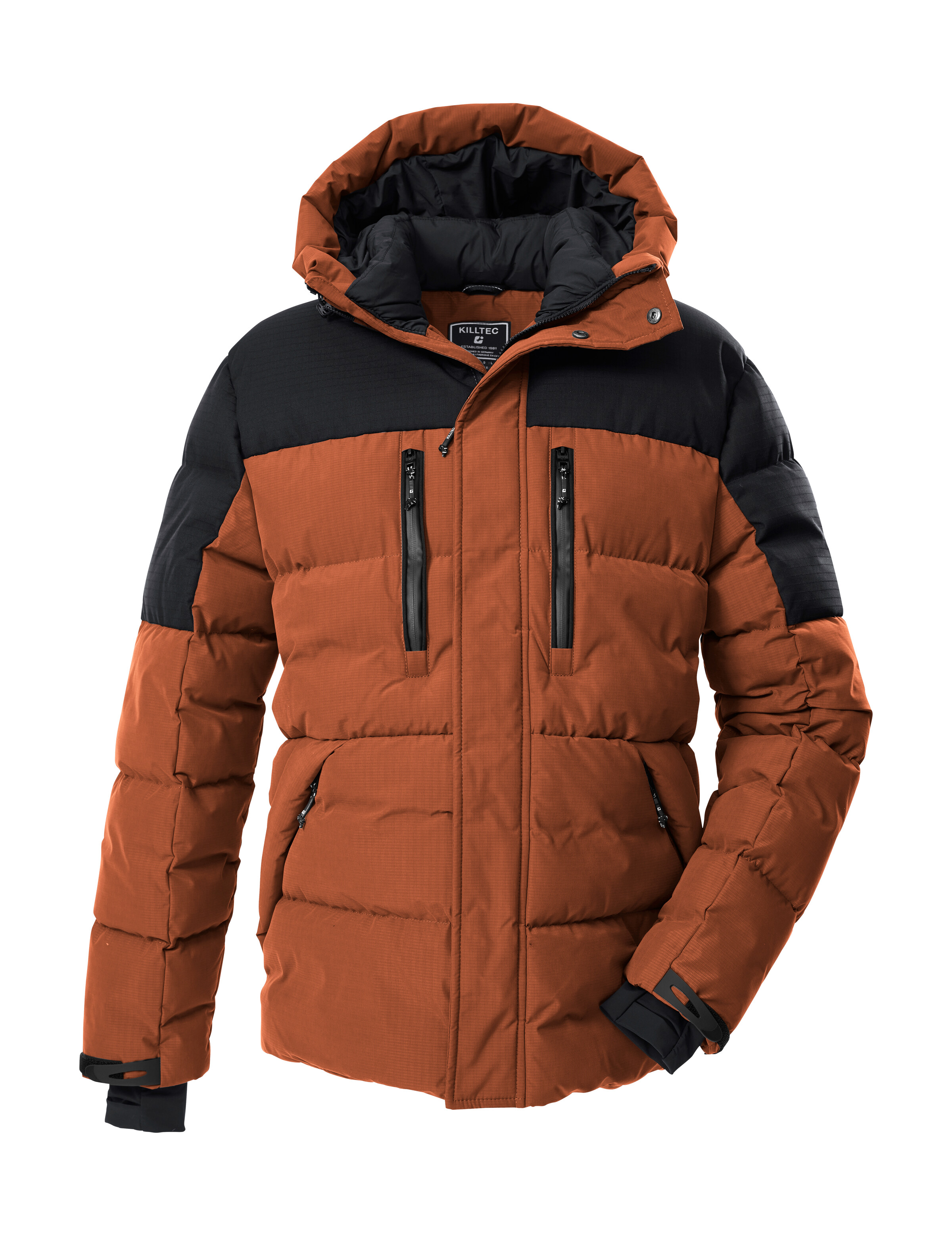 Killtec Steppjacke "Kow 88 Mn Qltd Jckt" Wasserabweisende, Atmungsaktive Steppjacke Mit Verstellbarer Kapuze