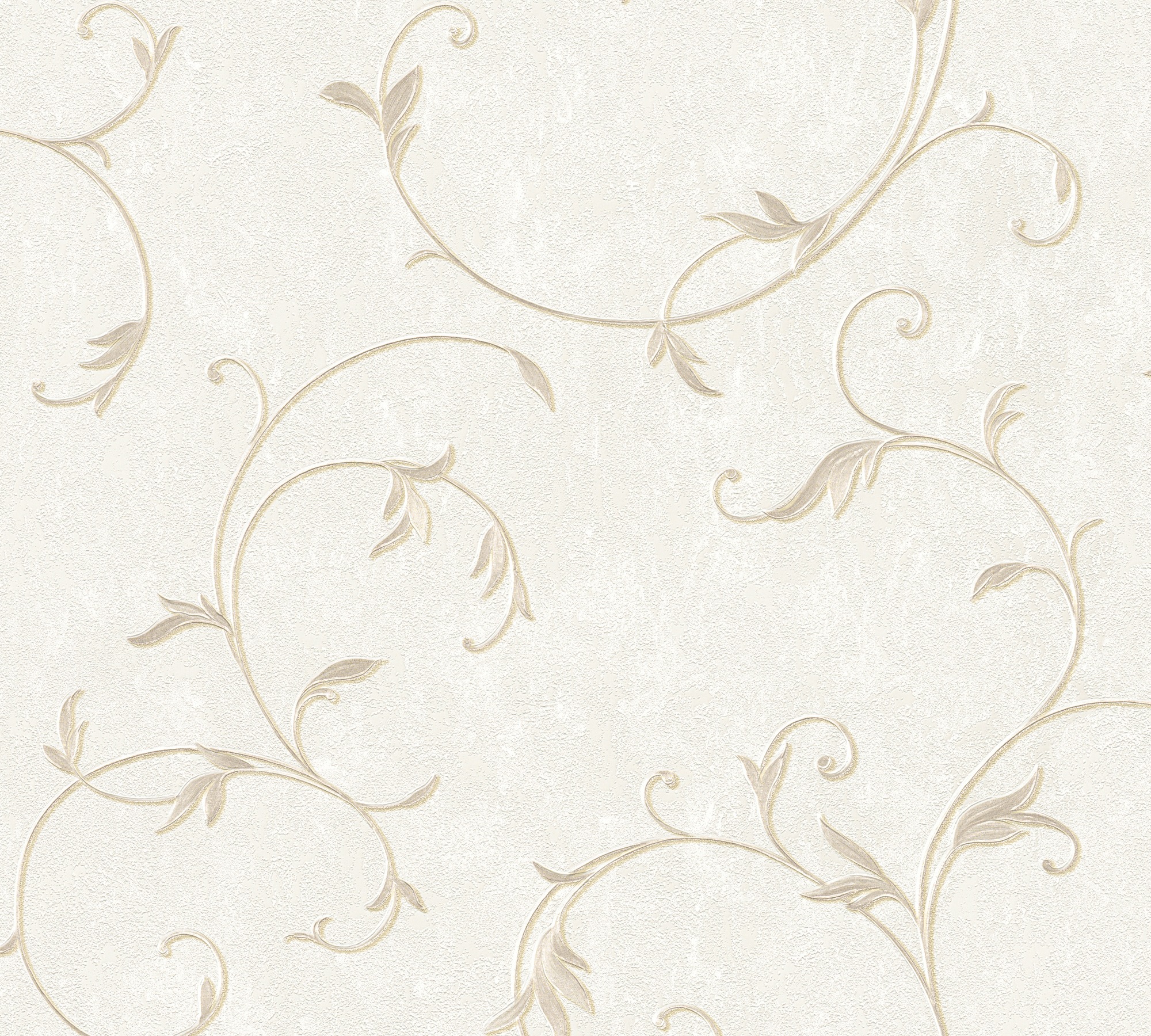 A.S. Création Vliestapete "Romantico romantisch" Wald botanisch floral strukturiert Ornament Tapete Barock Bronze Tapeten Wohnzimmer modern Design Optik