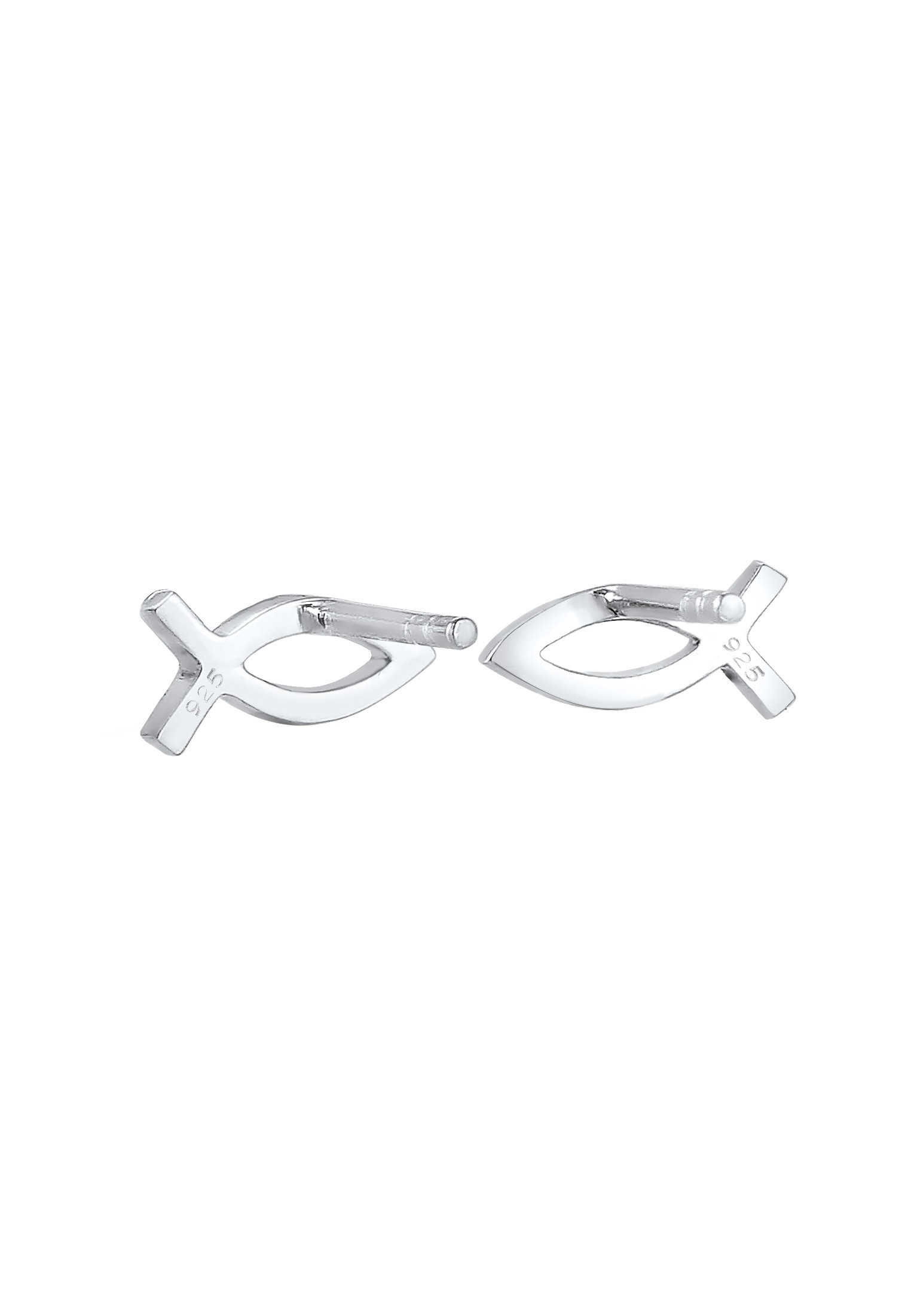 Elli Paar Ohrstecker »Ohrring Kinder Fisch Religion 925 Sterling Silber«