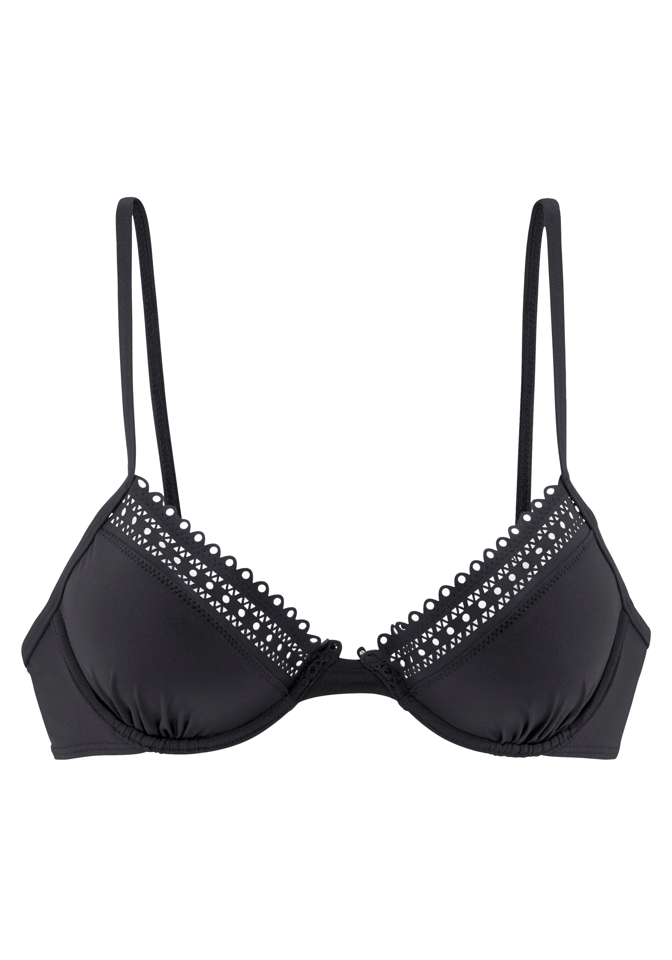 s.Oliver Bügel-Bikini-Top "Aiko" mit Häkeloptik günstig online kaufen