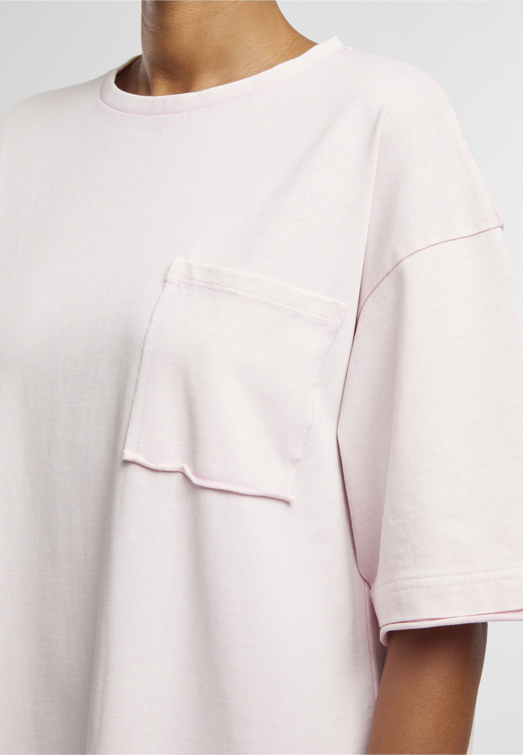 URBAN CLASSICS Shirtkleid »Urban Classics Ladies Washed Jersey T-Shirt Dress« 1 Stk. tlg.