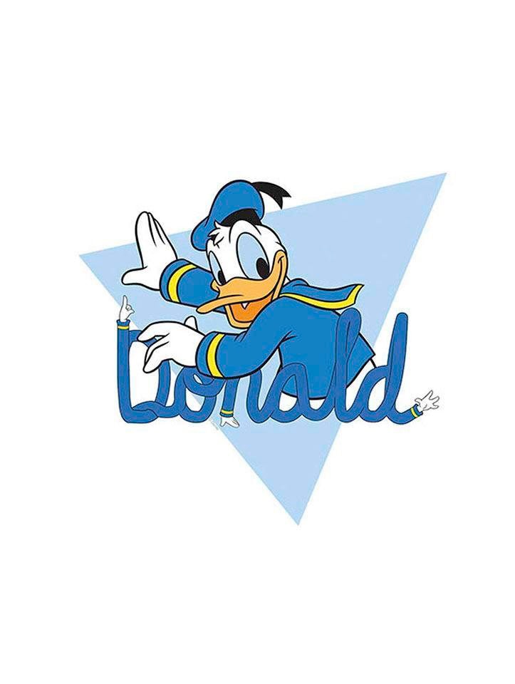 Komar Bild "Donald Duck Triangle" Disney 1 Stk. tlg. Wandbild zur Dekoration im Kinderzimmer - ohne Rahmen