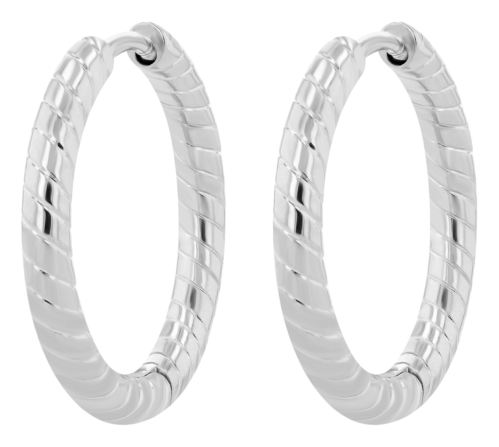 Adelia´s Paar Creolen "Damen Ohrringe – Creole aus Edelstahl" Schöne Gesche günstig online kaufen