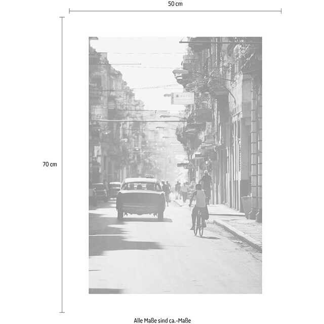 Komar Poster »Cuba Streets«, Städte, (1 St.), Kinderzimmer, Schlafzimmer,  Wohnzimmer | BAUR