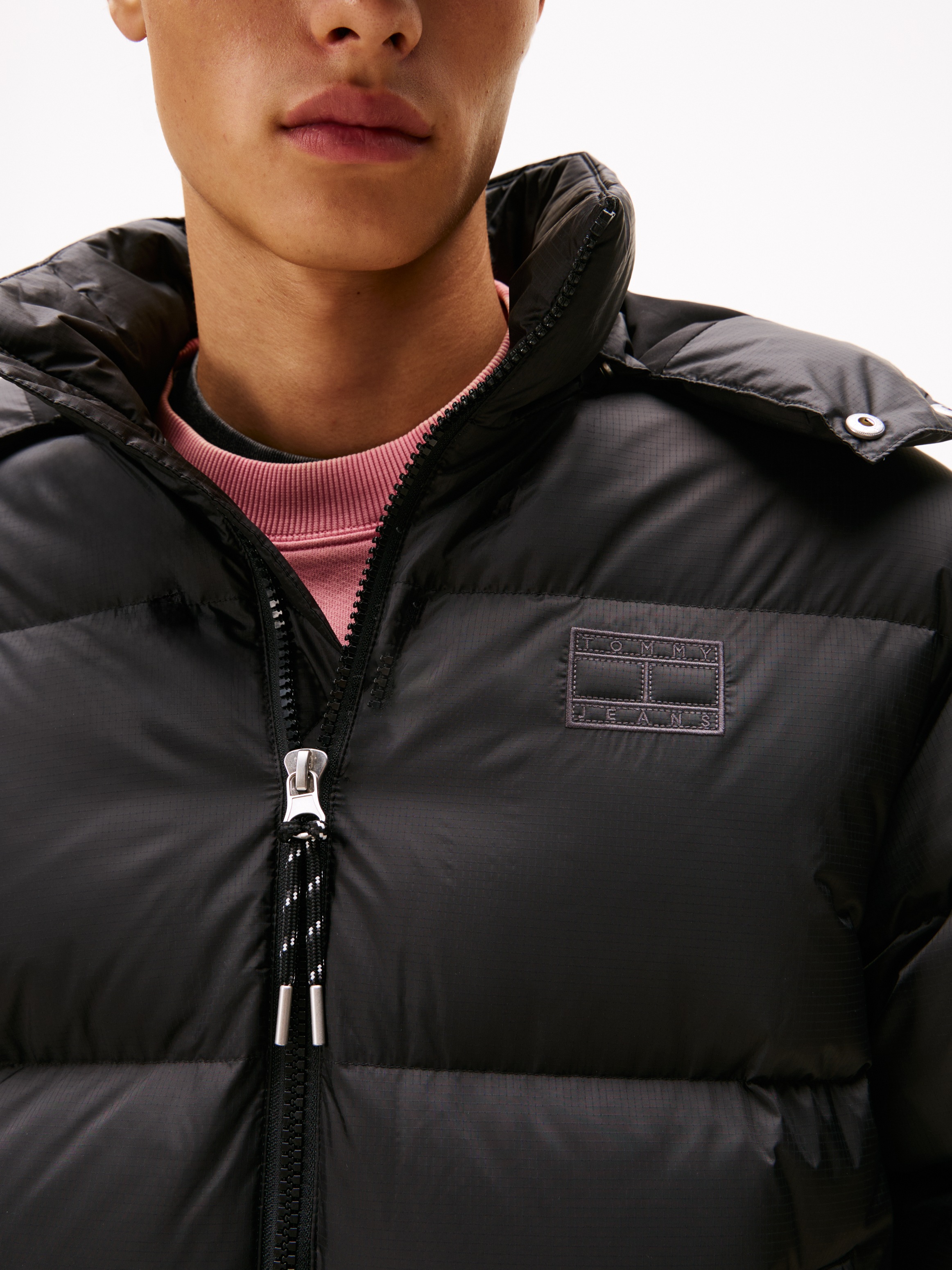 Tommy Jeans Steppjacke "ALASKA DOWN PUFFER", mit Kapuze, Übergangsjacke Reg günstig online kaufen
