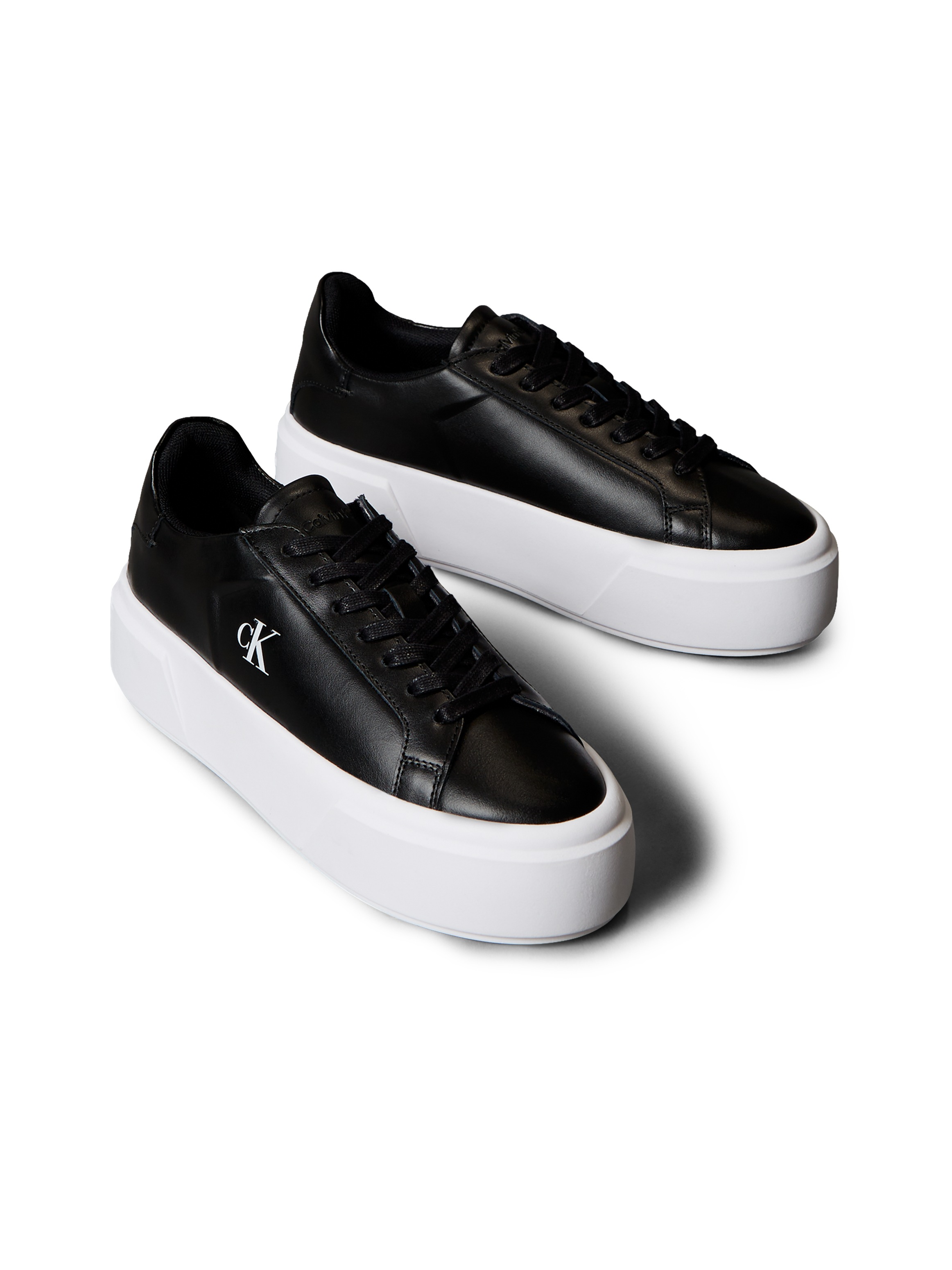 Calvin Klein Jeans Plateausneaker "FLATFORM LACE UP LTH MG" Schnürschuh, Ha günstig online kaufen