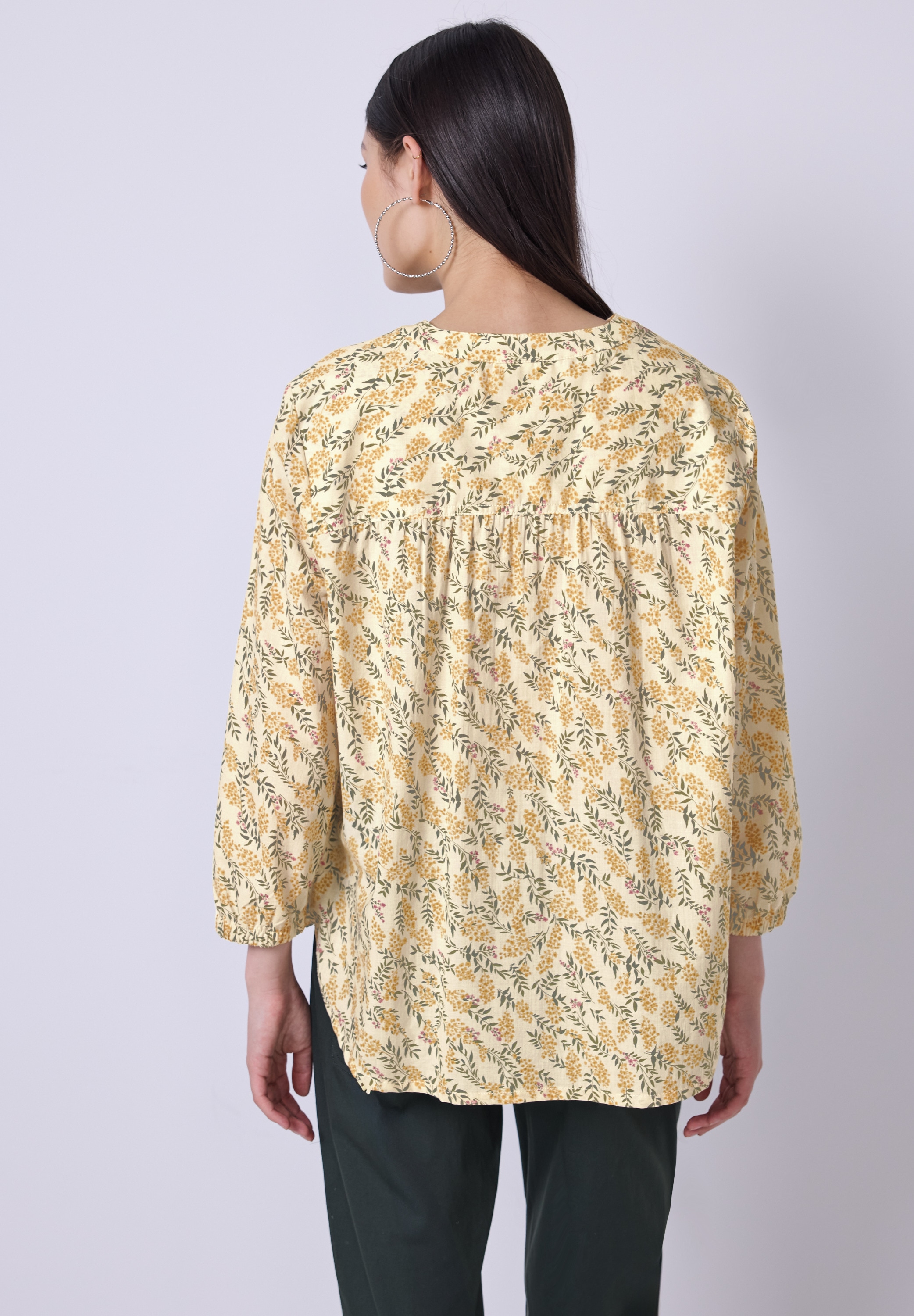 STREET ONE STUDIO Klassische Bluse, aus reiner Baumwolle