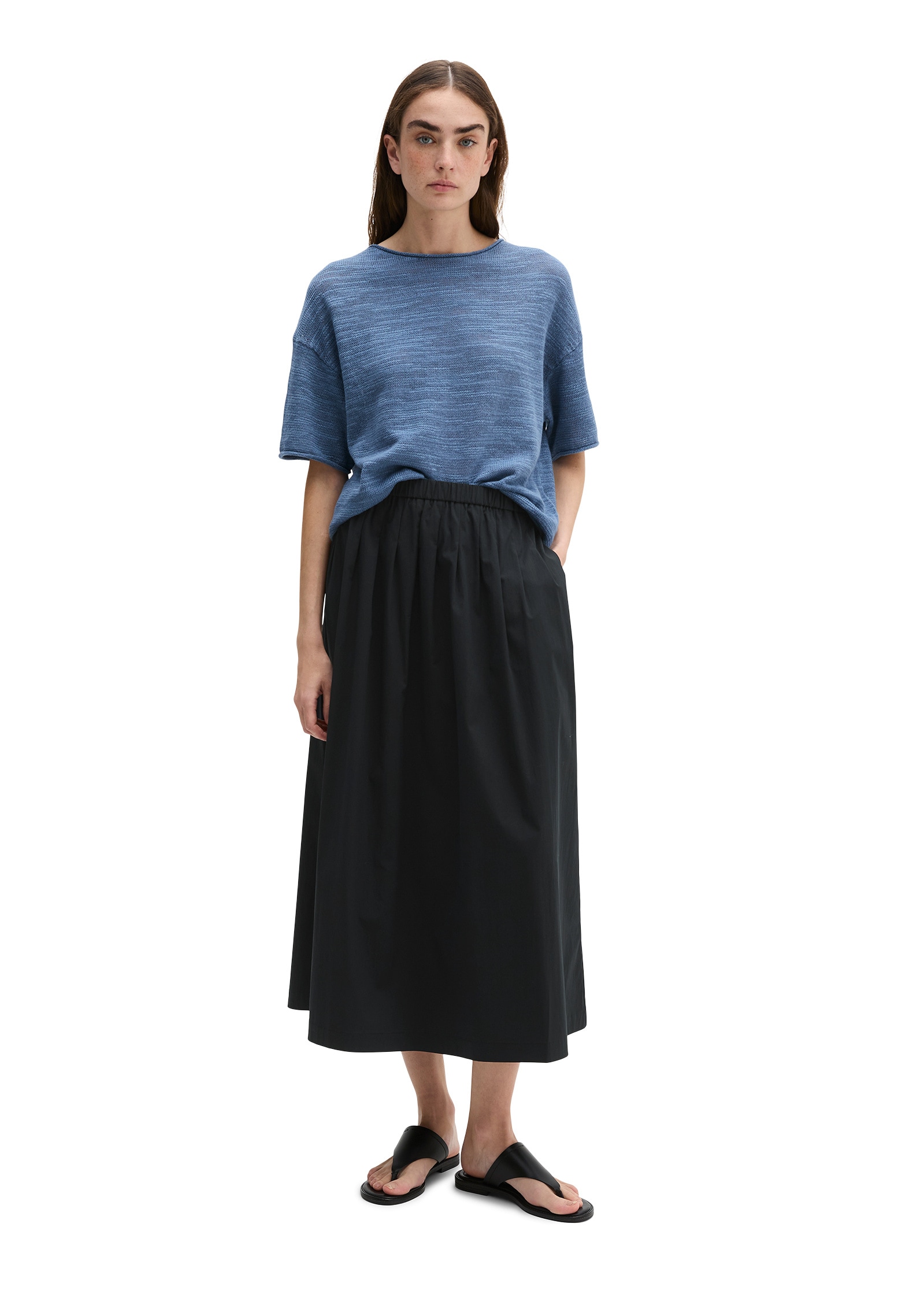 Marc O'Polo Strickpullover »aus Leinen-Baumwolle-Mix«