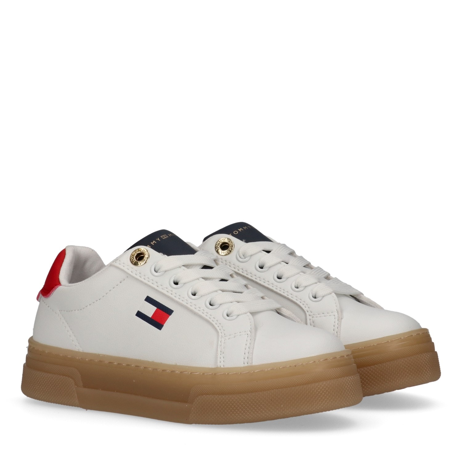 Tommy Hilfiger Sneaker Retro Sneaker, Schnürschuh, Halbschuh mit Plateausoh günstig online kaufen