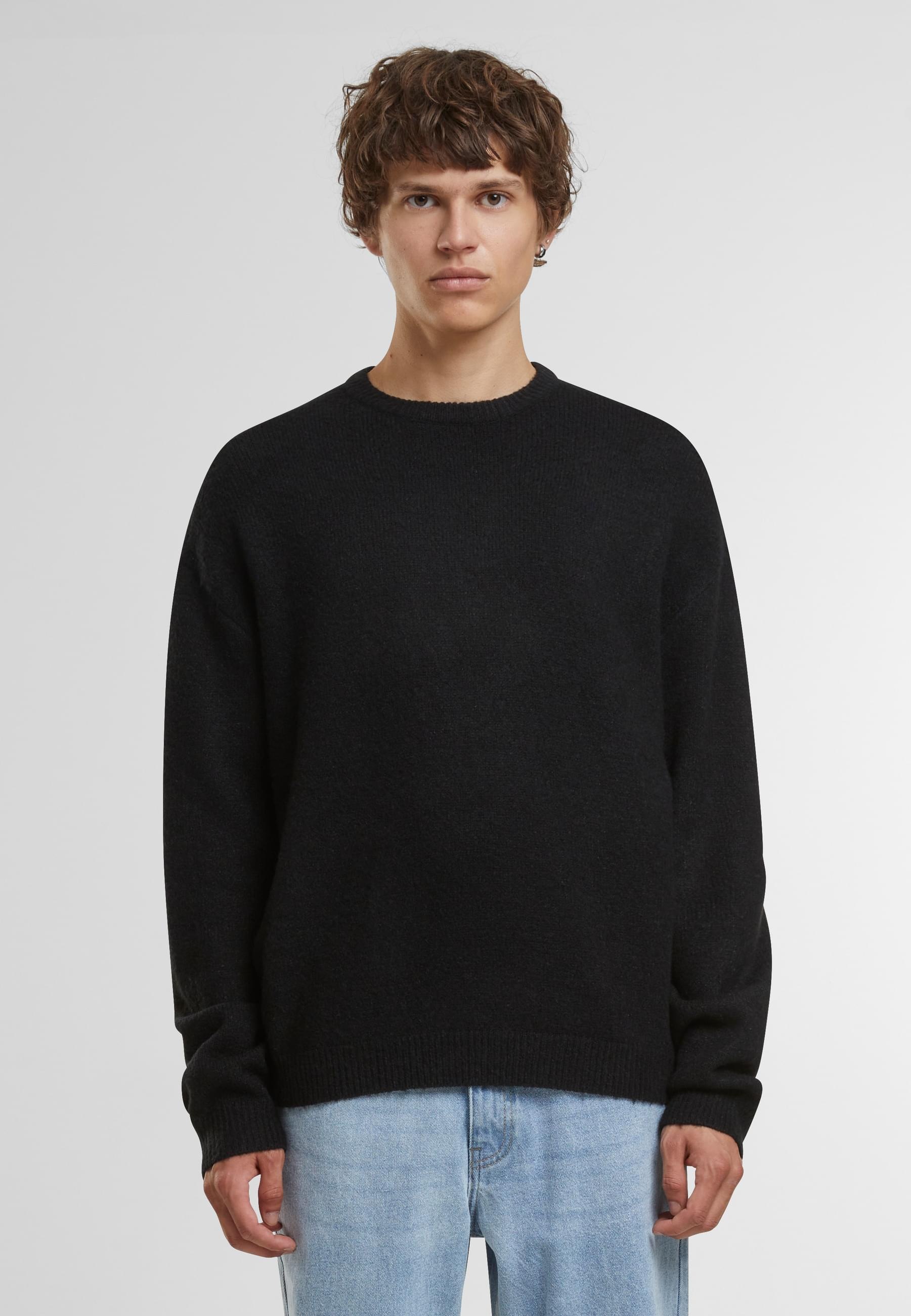 URBAN CLASSICS Rundhalspullover »Urban Classics Herren Oversized Chunky Sweater«, (1 tlg.)