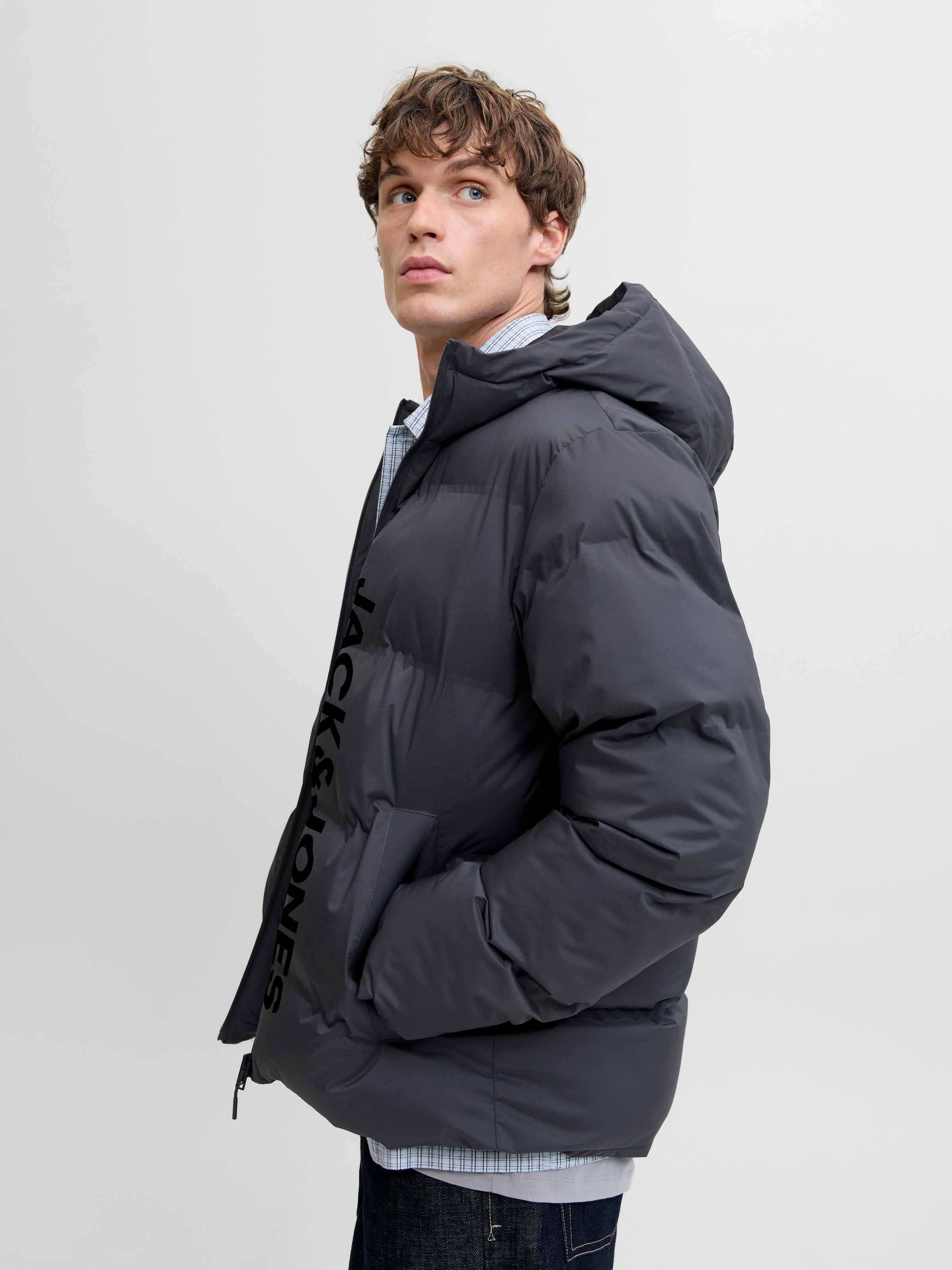 Jack & Jones "JJKAITO PUFFER JACKET BF" mit Kapuze günstig online kaufen