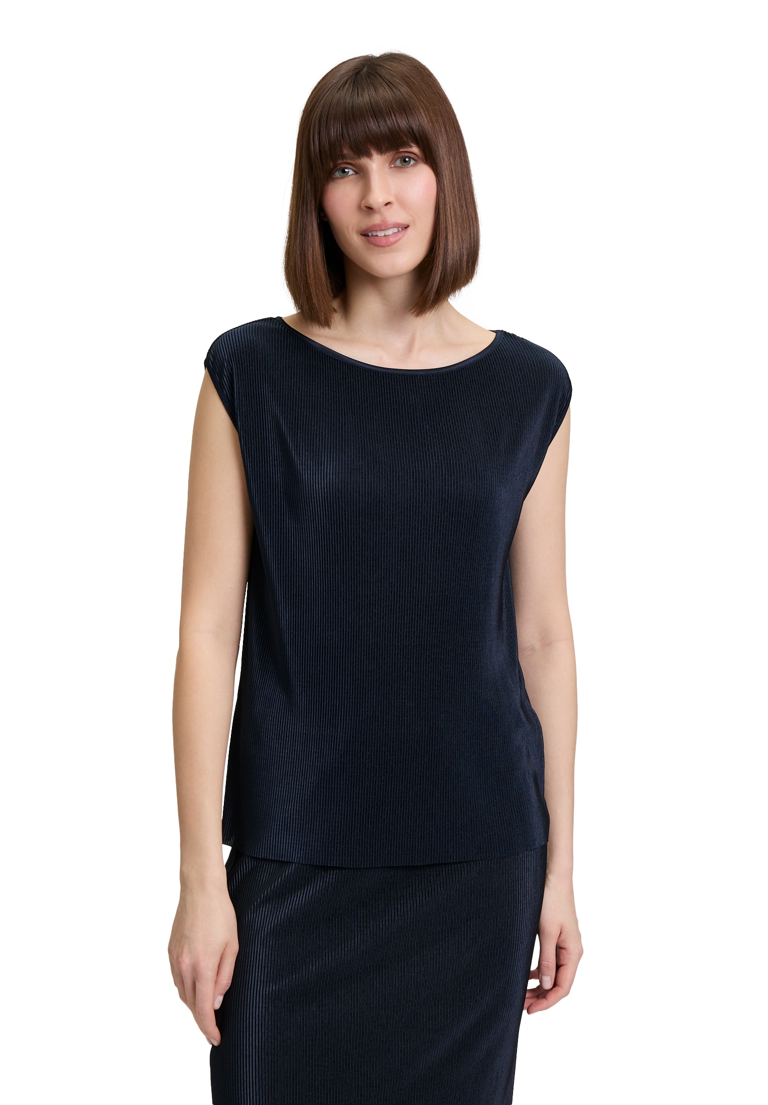 Betty&Co Blusentop "Damen mit Plissee" günstig online kaufen