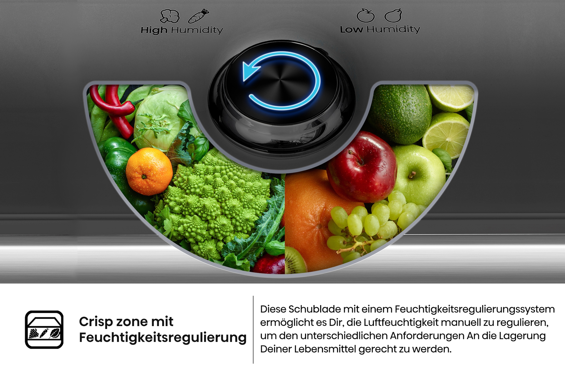 Hisense Kühl-/Gefrierkombination »RB5P410SACC«, BigVolume - 413 Liter Volumen