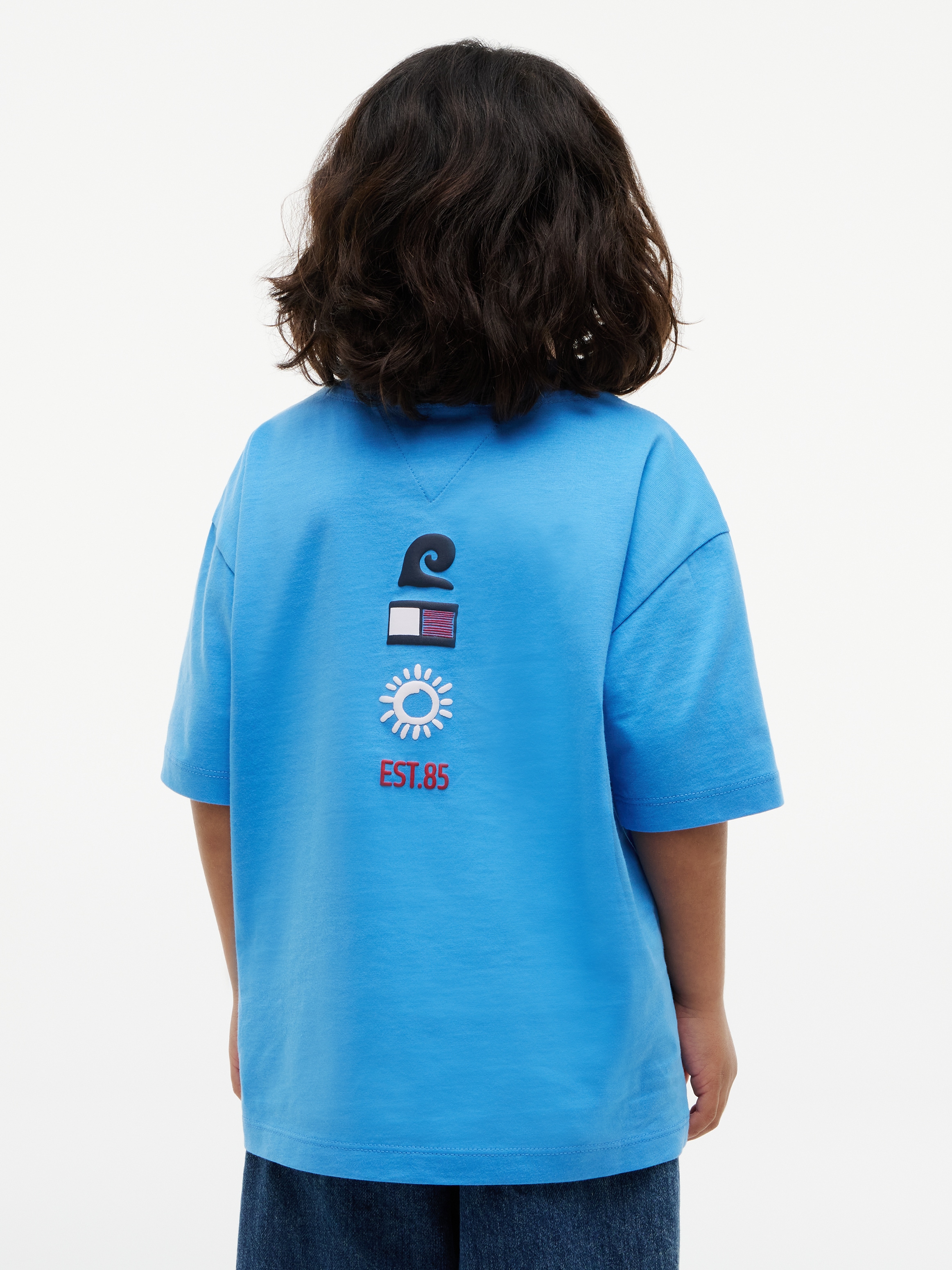 Tommy Hilfiger T-Shirt Rückendruck, Regular Fit, Kinder bis 16 Jahre