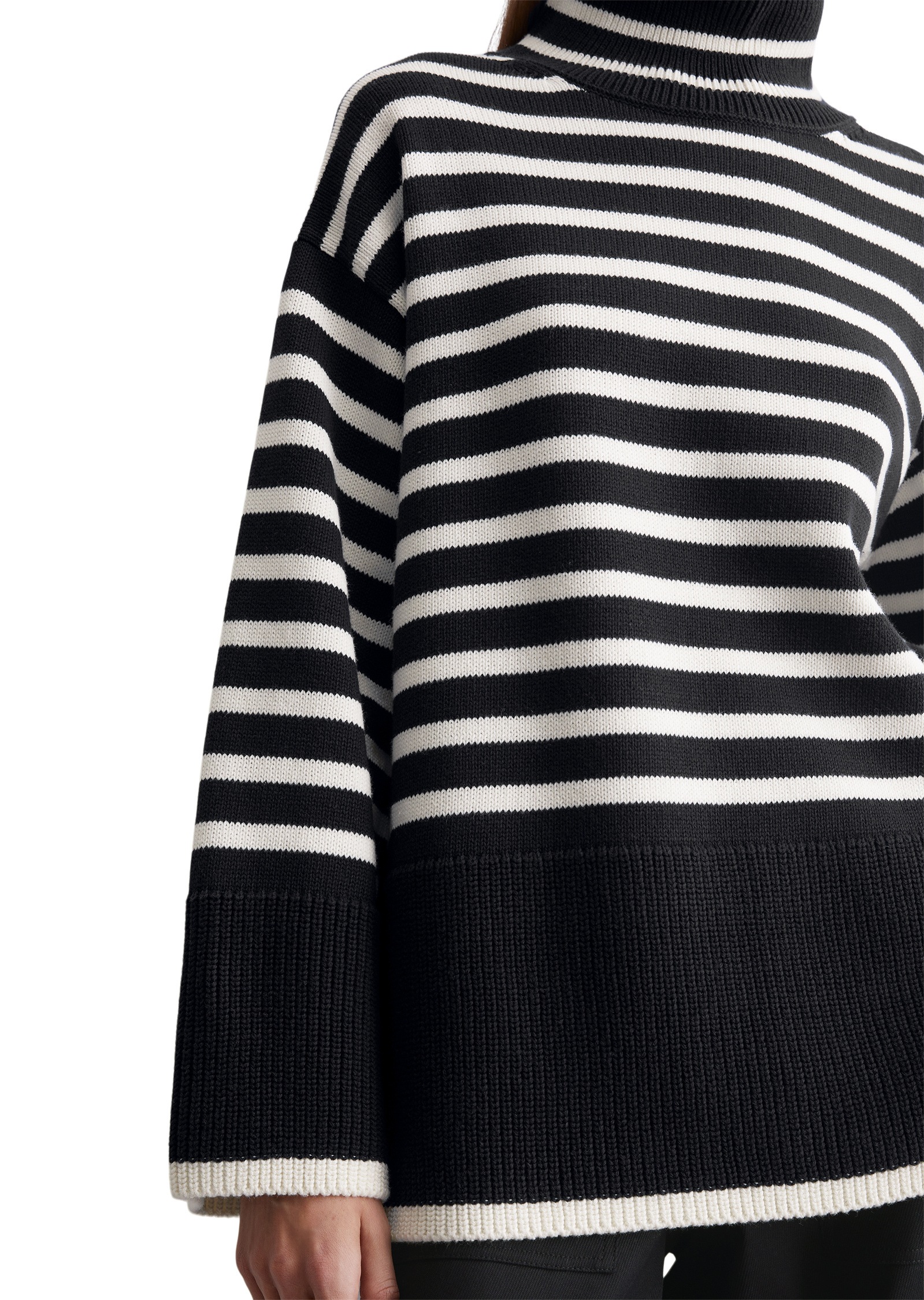 Marc O'Polo Strickpullover »mit Streifen-Dessin«