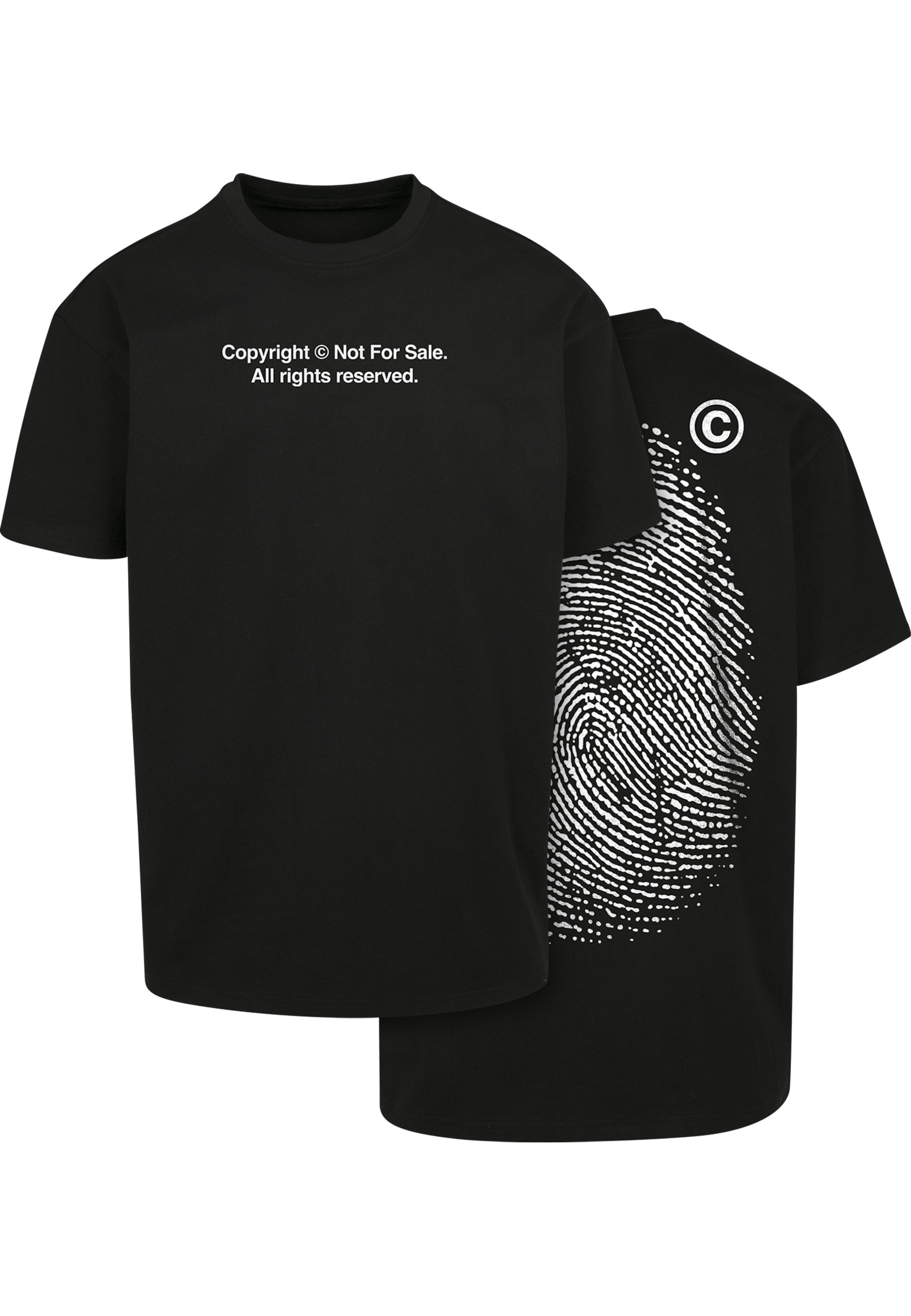 Upscale by Mister Tee T-Shirt "Upscale by Mister Tee Herren Fingerprint Oversize Tee" 1 Stk.