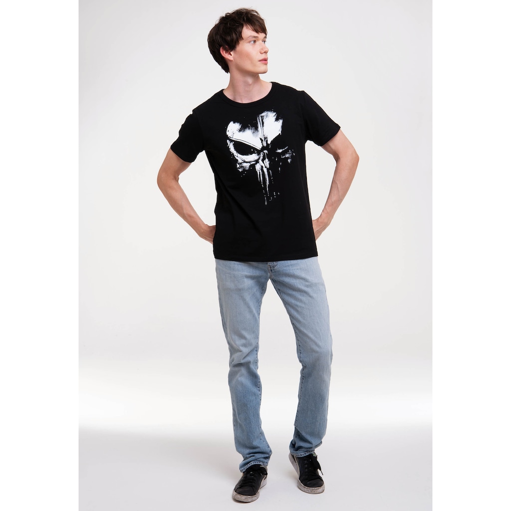 LOGOSHIRT T-Shirt »Marvel - Punisher Techno Skull«