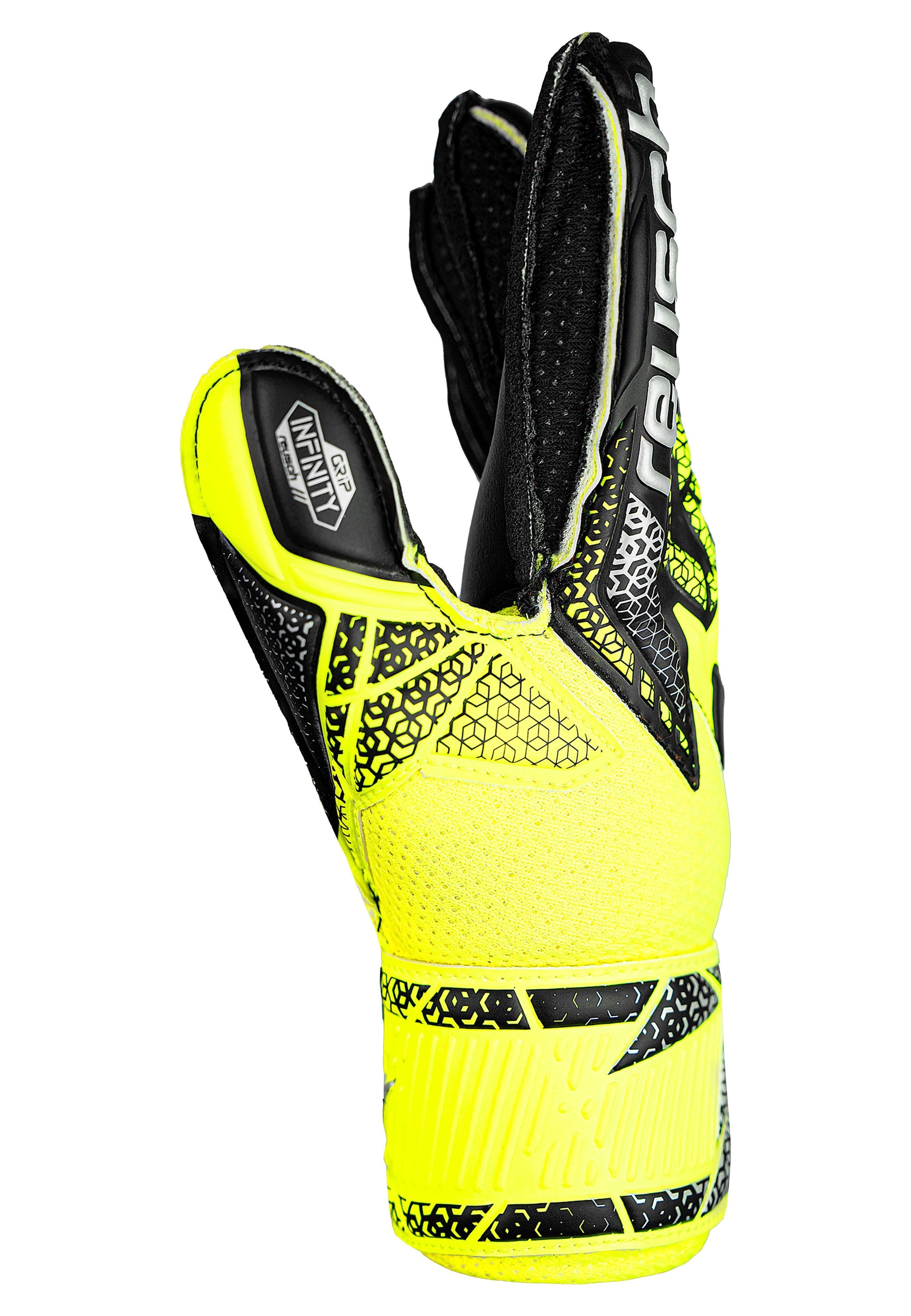 Reusch Torwarthandschuhe »Attrakt Infinity Junior« Finger Support mit Expanse Cut