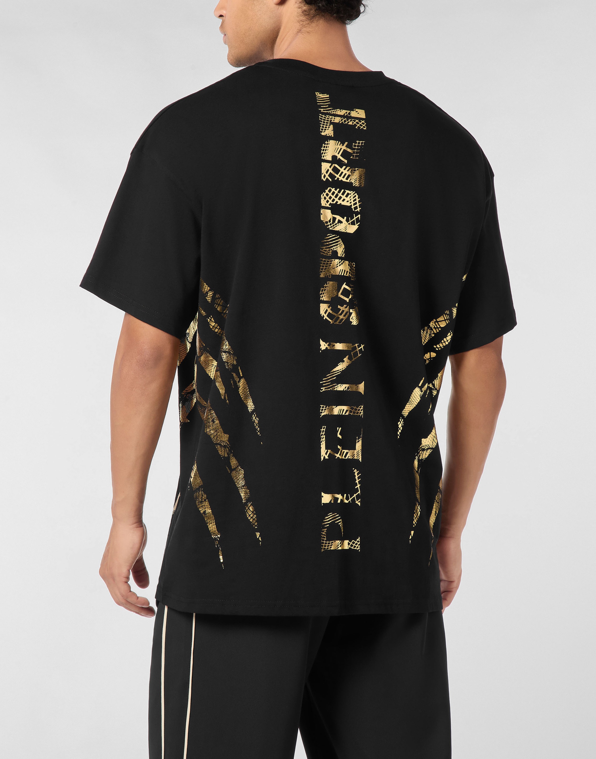 PLEIN SPORT T-Shirt »Cotton Round Neck T-Shirt Body Lines«