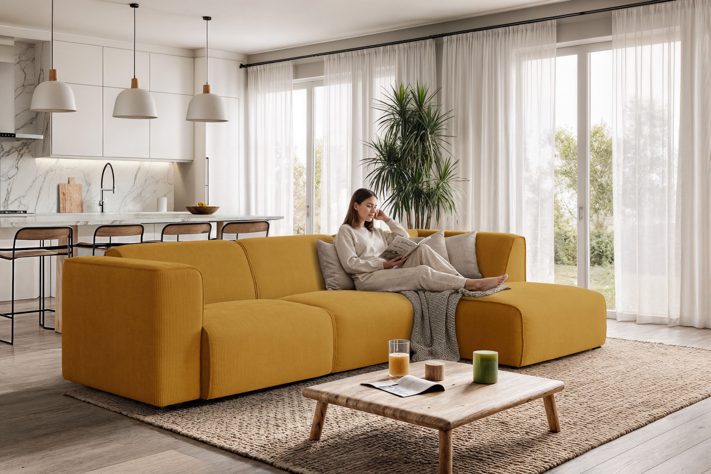 OTTO home "Merid L-Form, B: 295 cm - OTTO. Verlässliche Qualität." jederzei günstig online kaufen