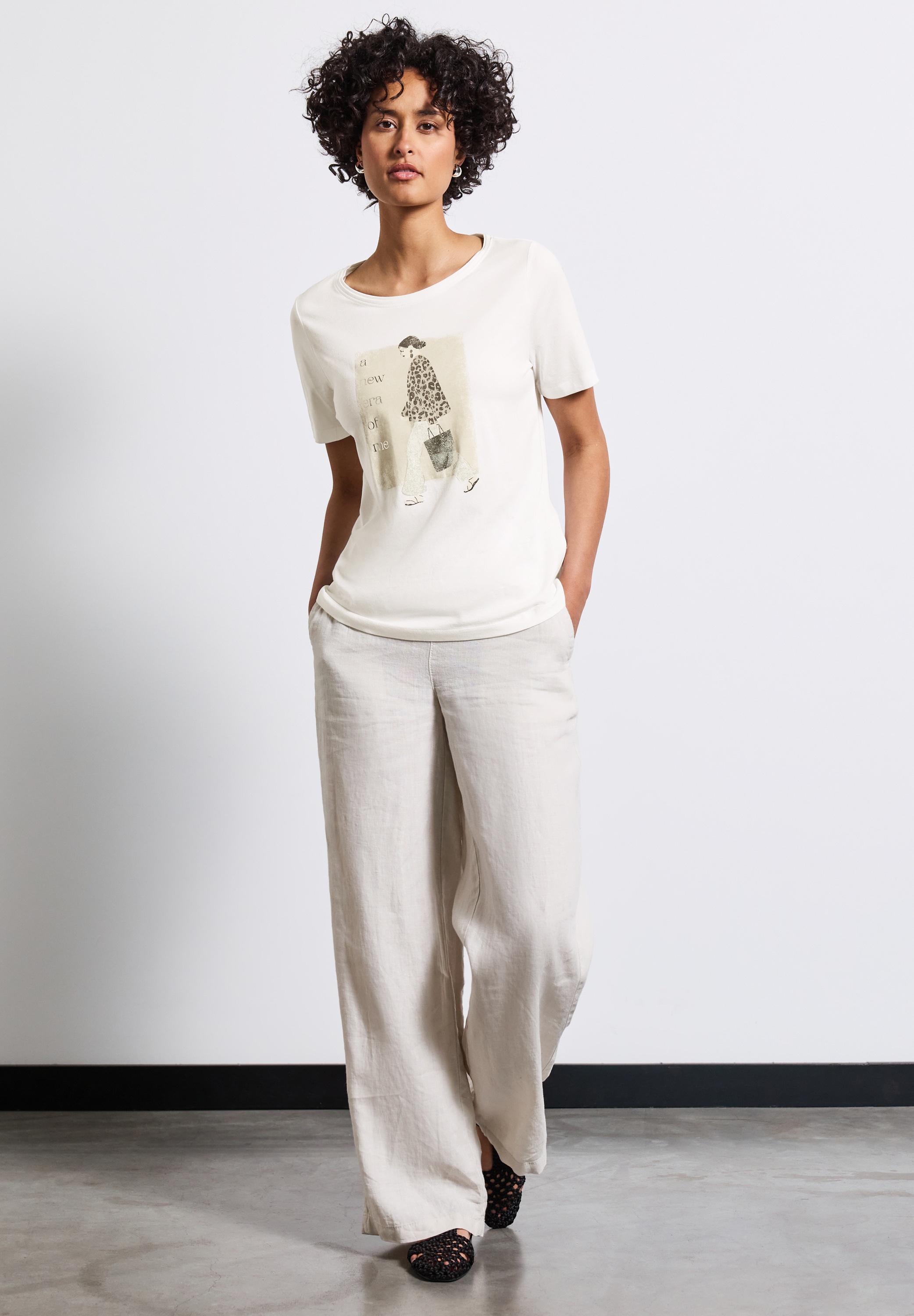 STREET ONE T-Shirt, im soften Baumwoll-Mix
