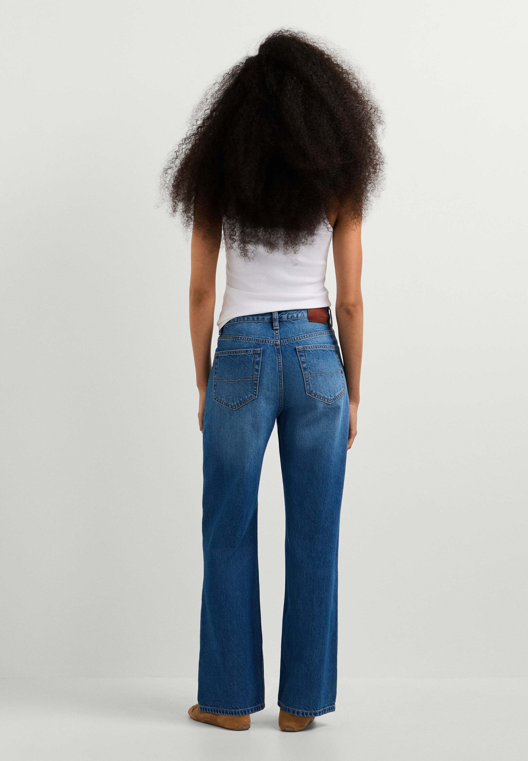 Pepe Jeans Straight-Jeans »straight leg jeans STRAIGHT JEANS UHW LEXA«