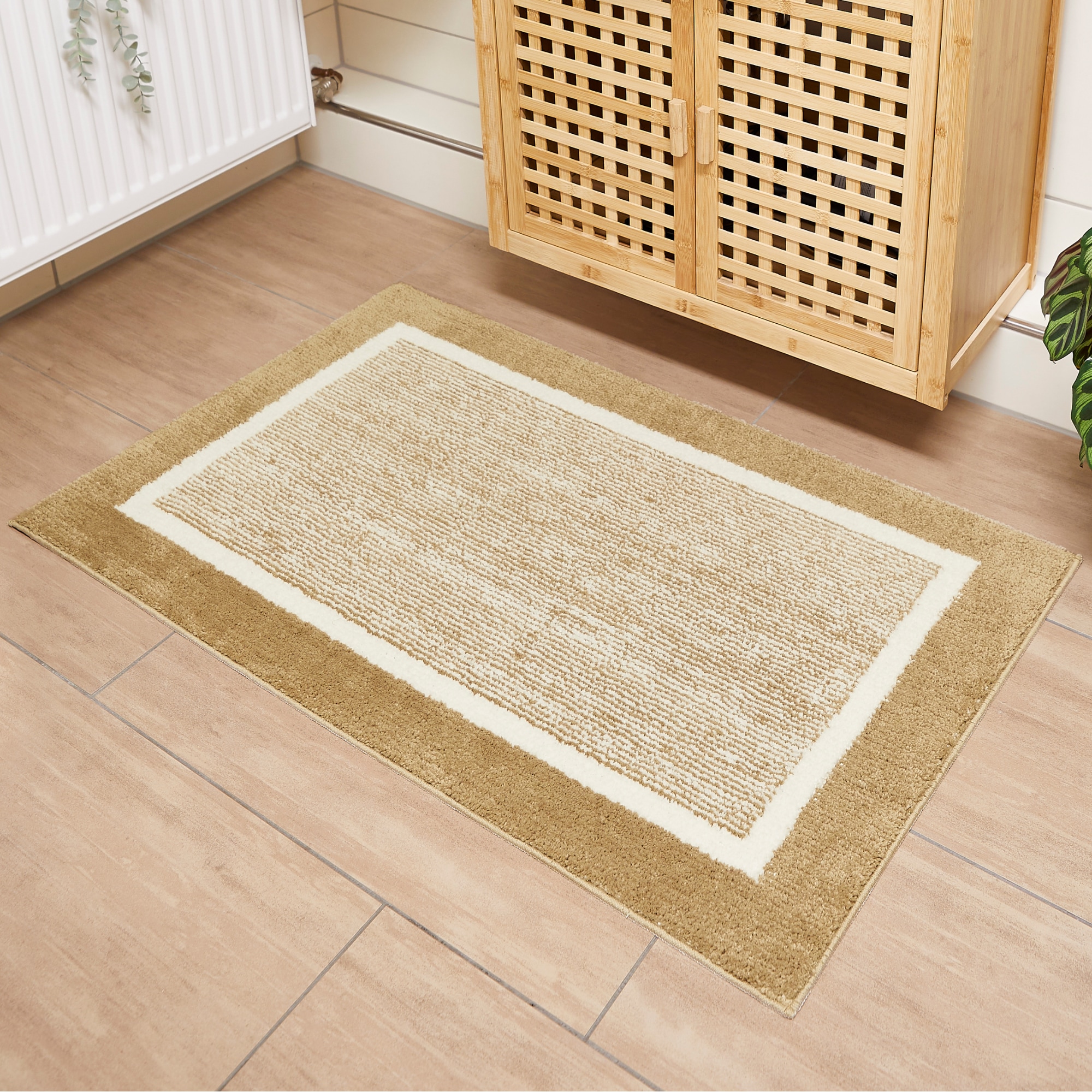 Andiamo Badematte "Maui" Höhe 15 mm rutschhemmend beschichtet fußbodenheizu günstig online kaufen