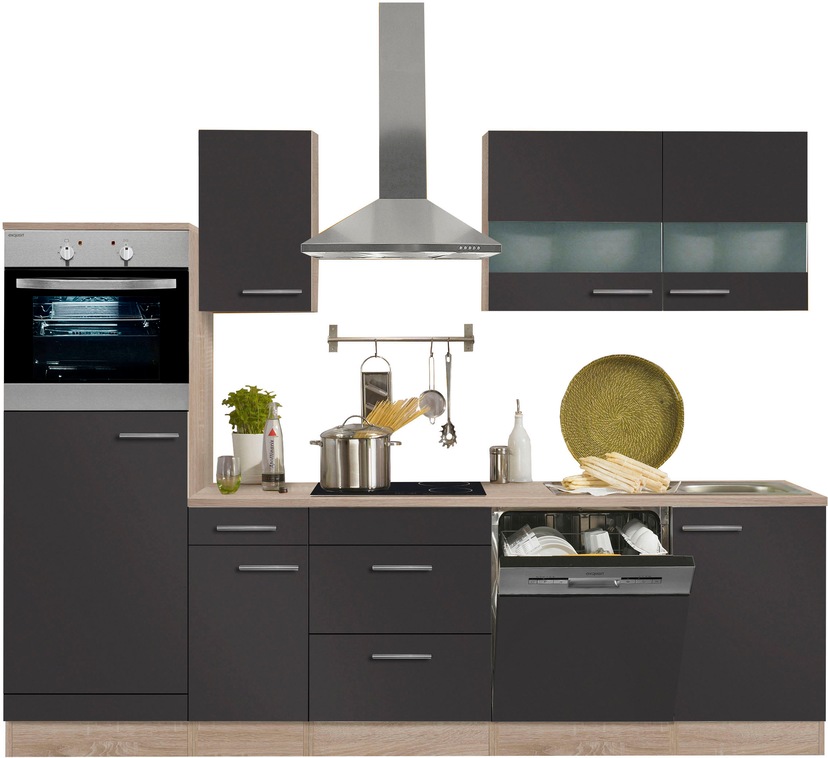 BAUR 270 kaufen Breite OPTIFIT Küchenzeile | »Kalmar«, cm E-Geräte, ohne