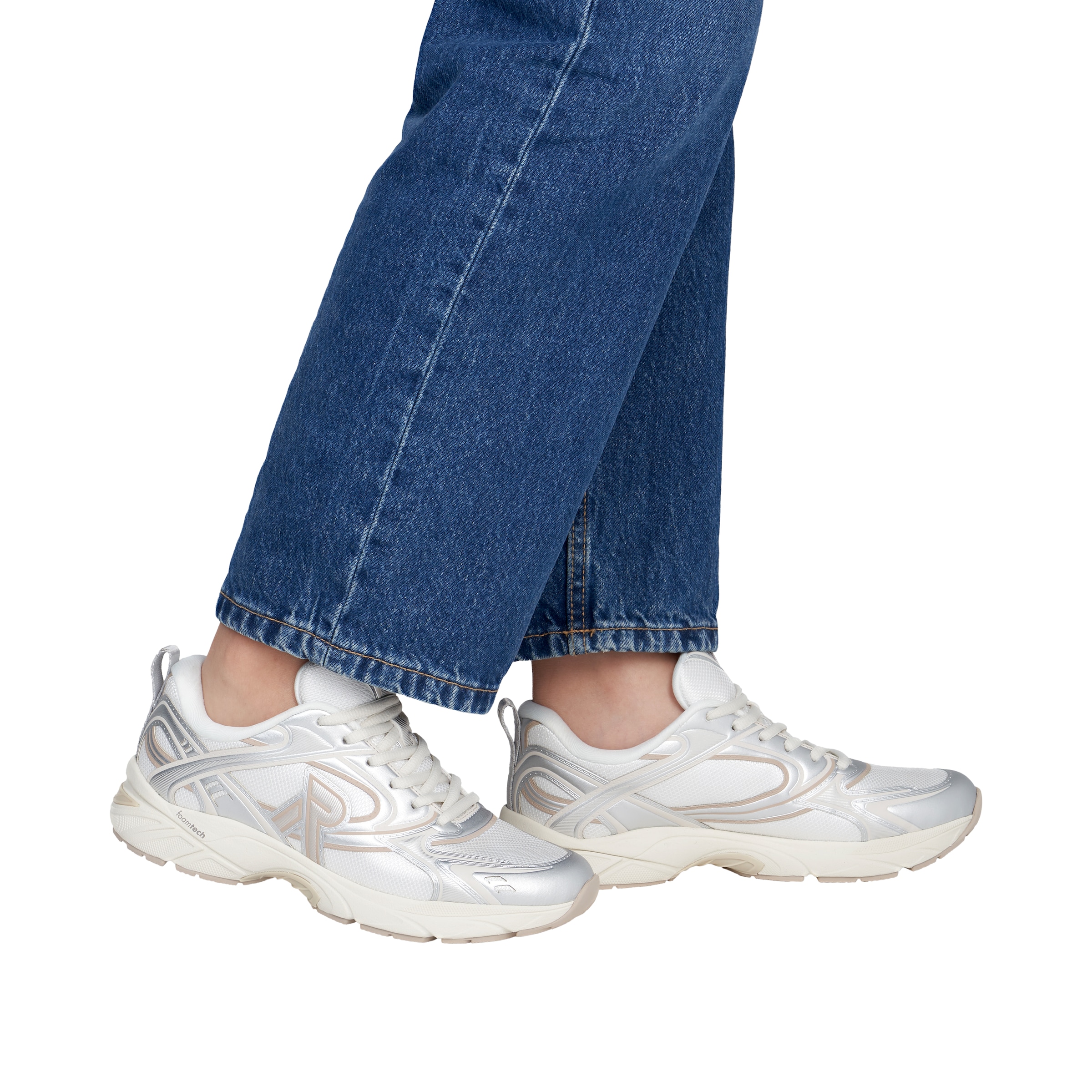 RIEKER Sport Keilsneaker  Plateau, Freizeitschuh, Halbschuh mit Kontrastbesätzen