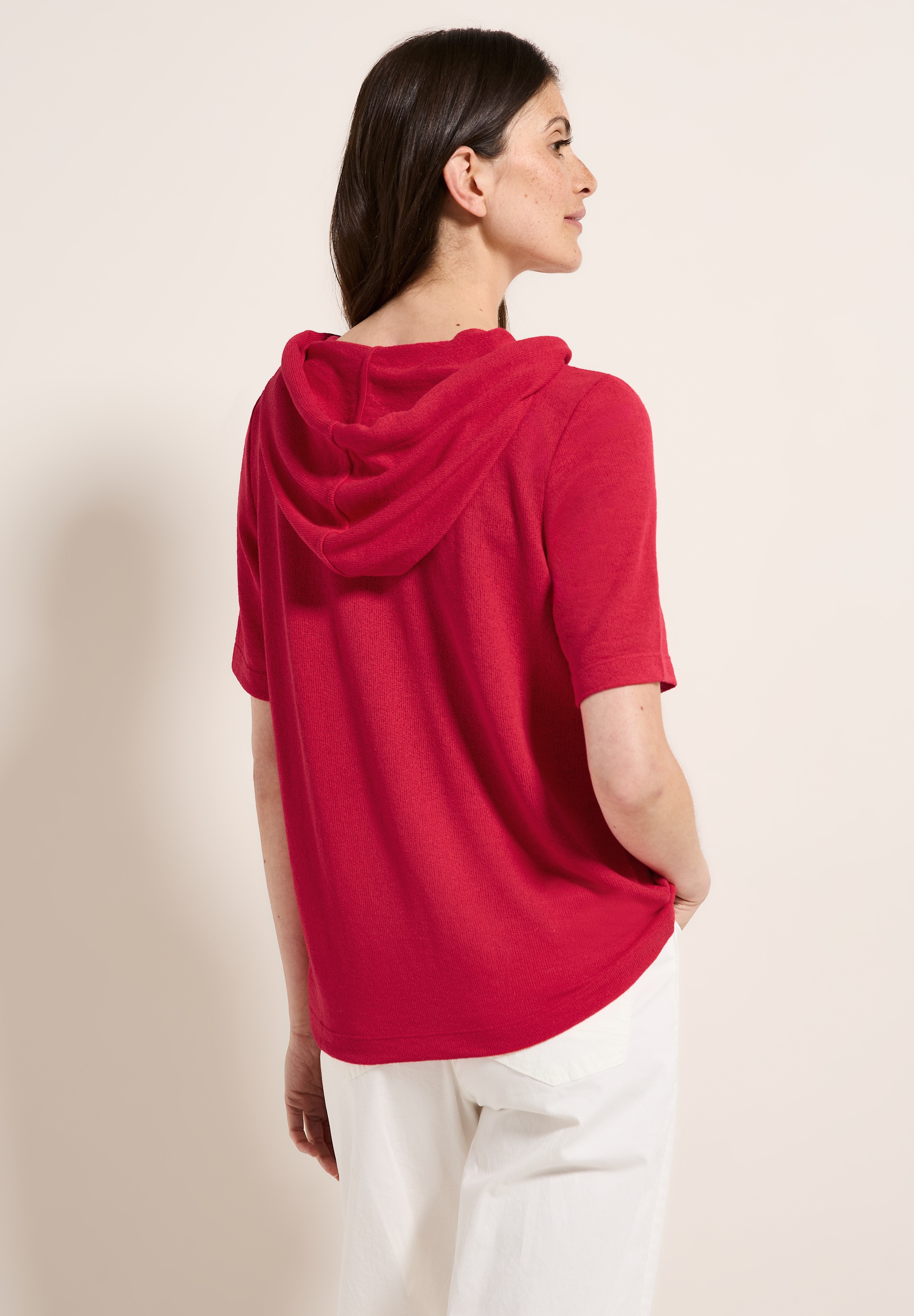 Thumbnail - Cecil Kapuzenshirt mit feiner Struktur