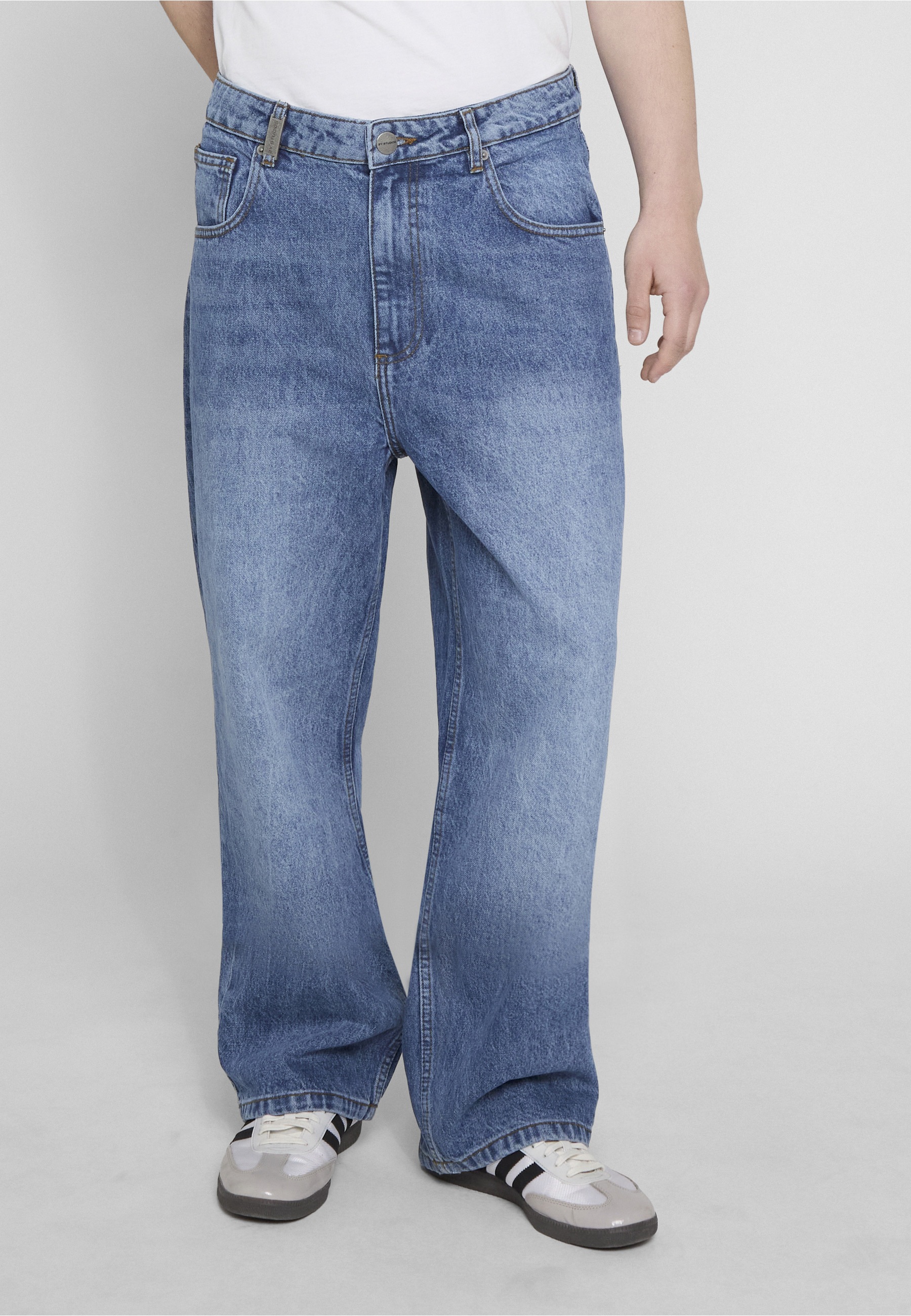 2Y Studios Adrik Basic Baggy Jeans Blue 36 6