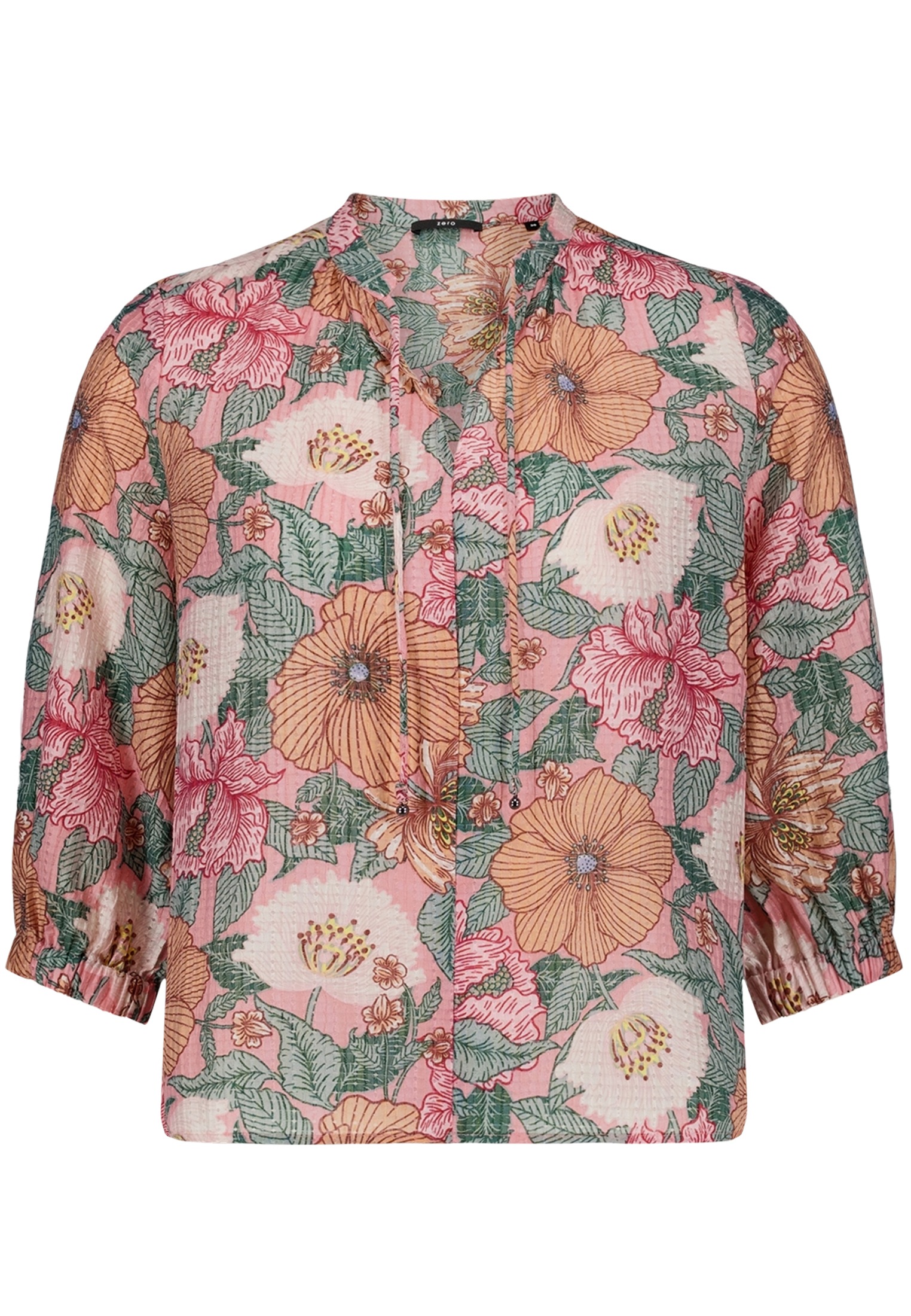 Zero Schlupfbluse "Damen mit Blumenprint" günstig online kaufen