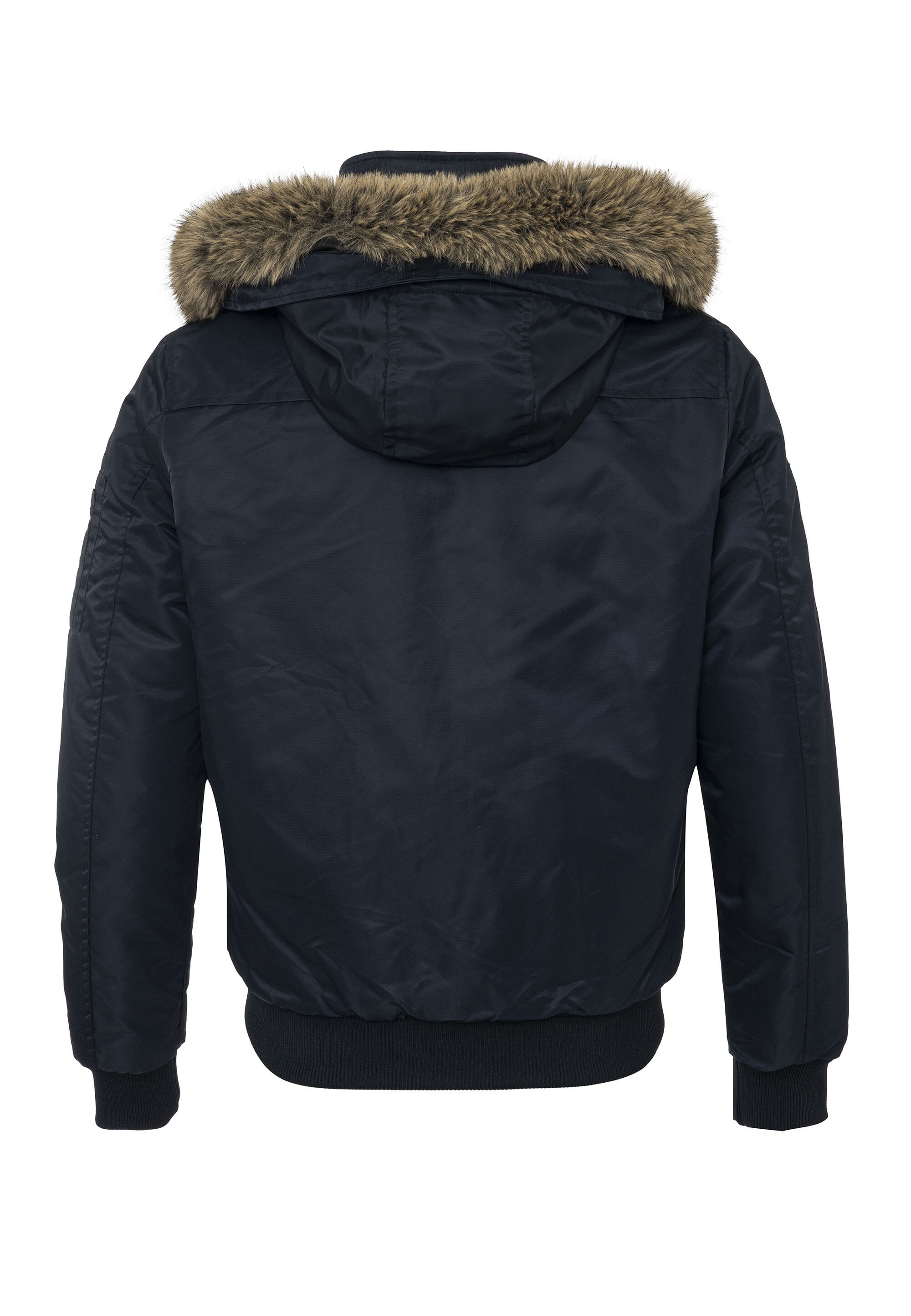 Cipo & Baxx Winterjacke »CM229« mit Kapuze