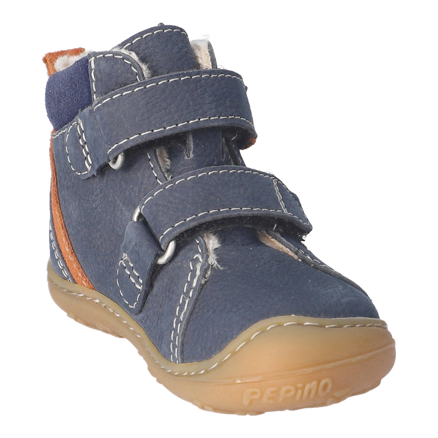 PEPINO by RICOSTA Lauflernschuh »GENO, WMS: mittel«  Babyschuh mit Kontrastnähten, Größenschablone zum Download