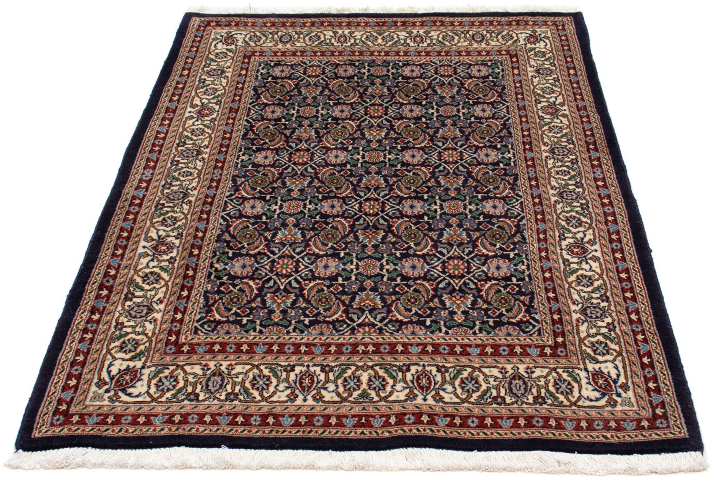 morgenland Orientteppich "Perser - Classic - 148 x 96 cm - dunkelblau", rechteckig, 10 mm Höhe, Wohnzimmer, Handgeknüpft