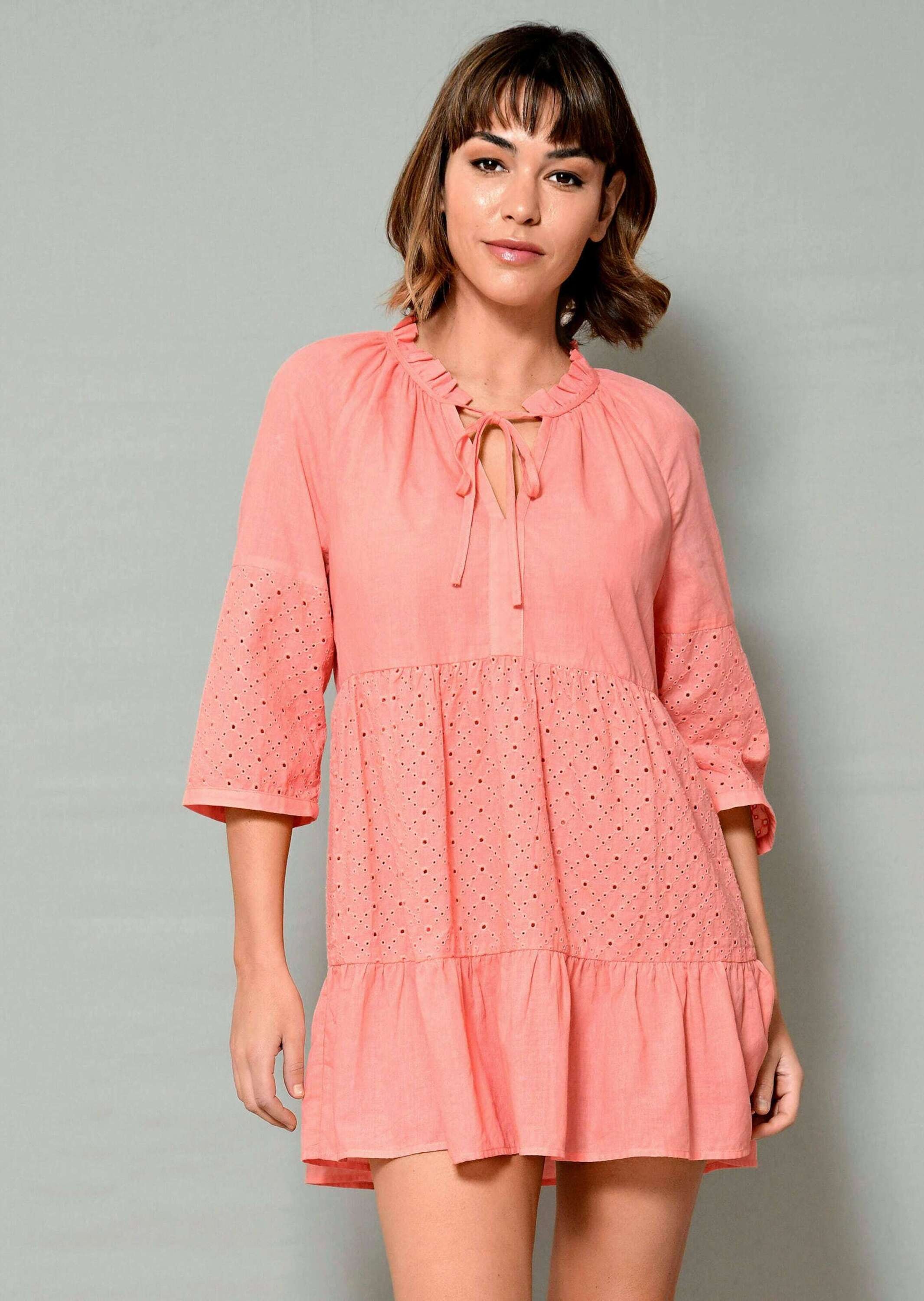 Alba Moda Tunika »Tunika Tunika mit modischer Lochstickerei«