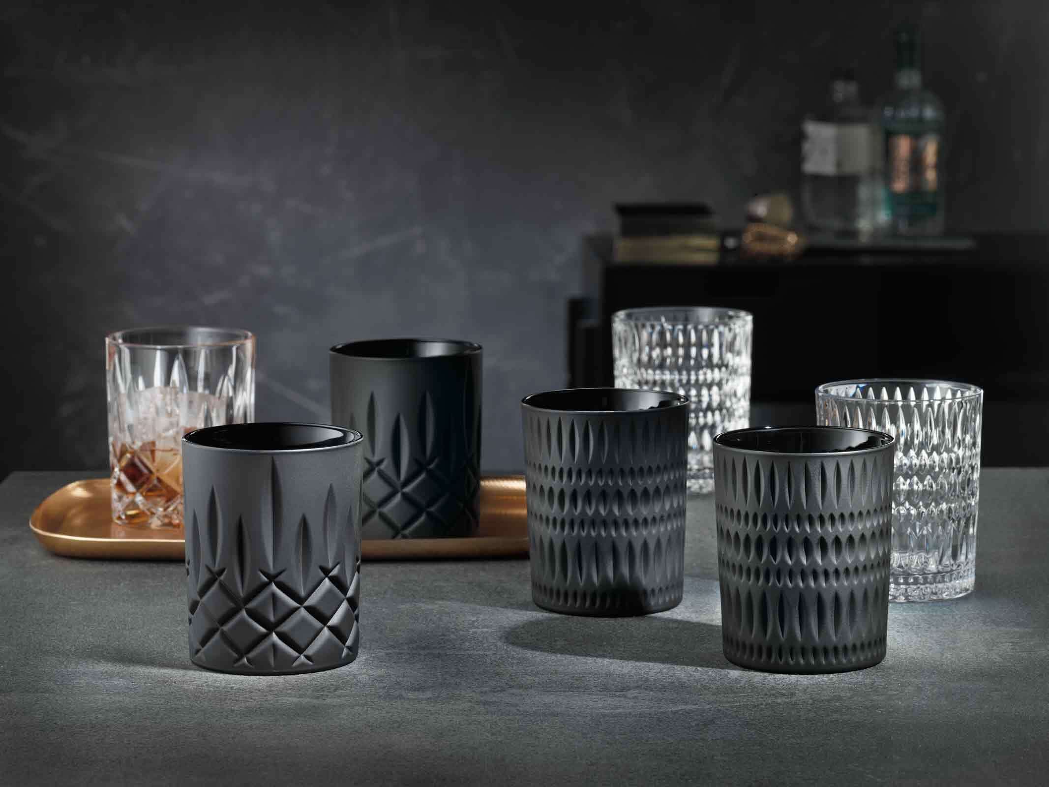 Nachtmann Whiskyglas »Whiskygläser Noblesse Black Edition 295 ml 2er Set schwarz«