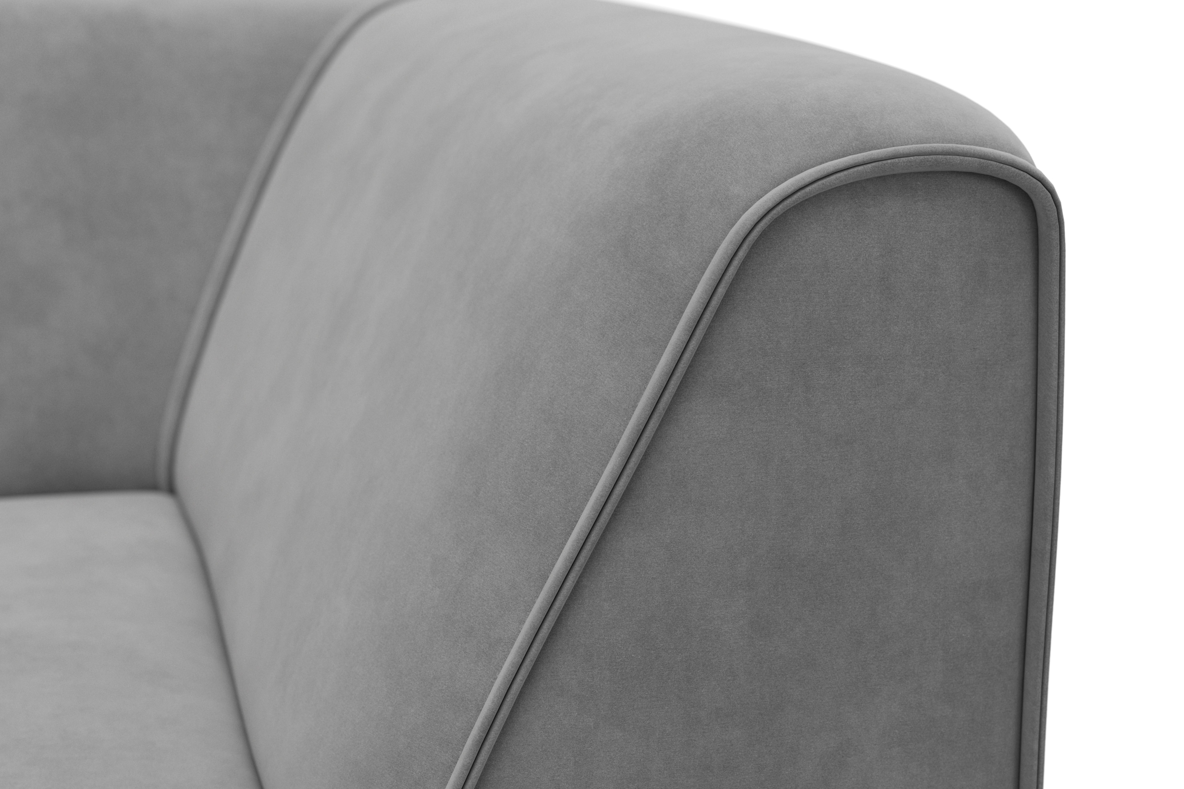RAUM.ID Sofa-Eckelement »Merid, Sofaelement, Maße B/T/H: 97/97/46 cm«, als Modul oder separat verwendbar, für individuelle Zusammenstellung