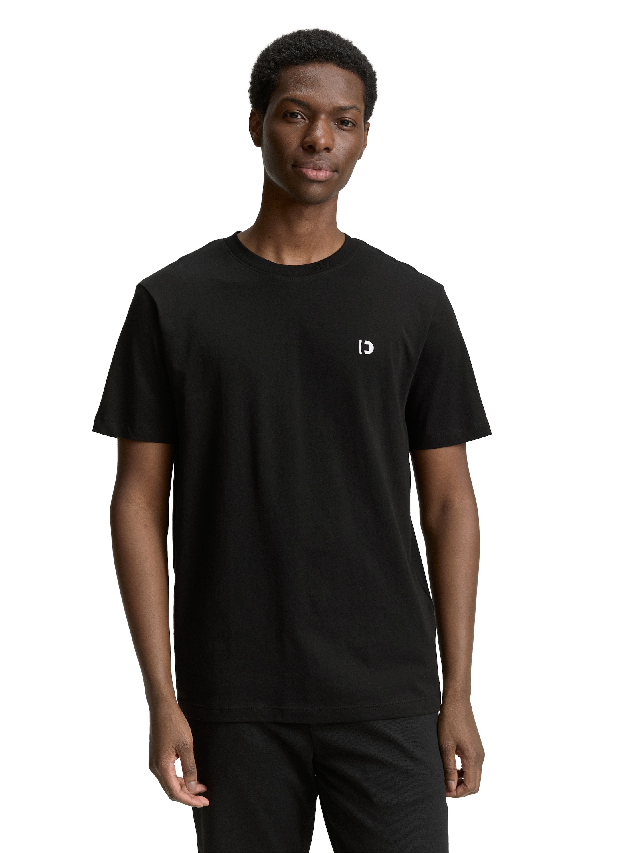 TOM TAILOR Denim T-Shirt Packung, 3 Stk. mit Logo Print günstig online kaufen